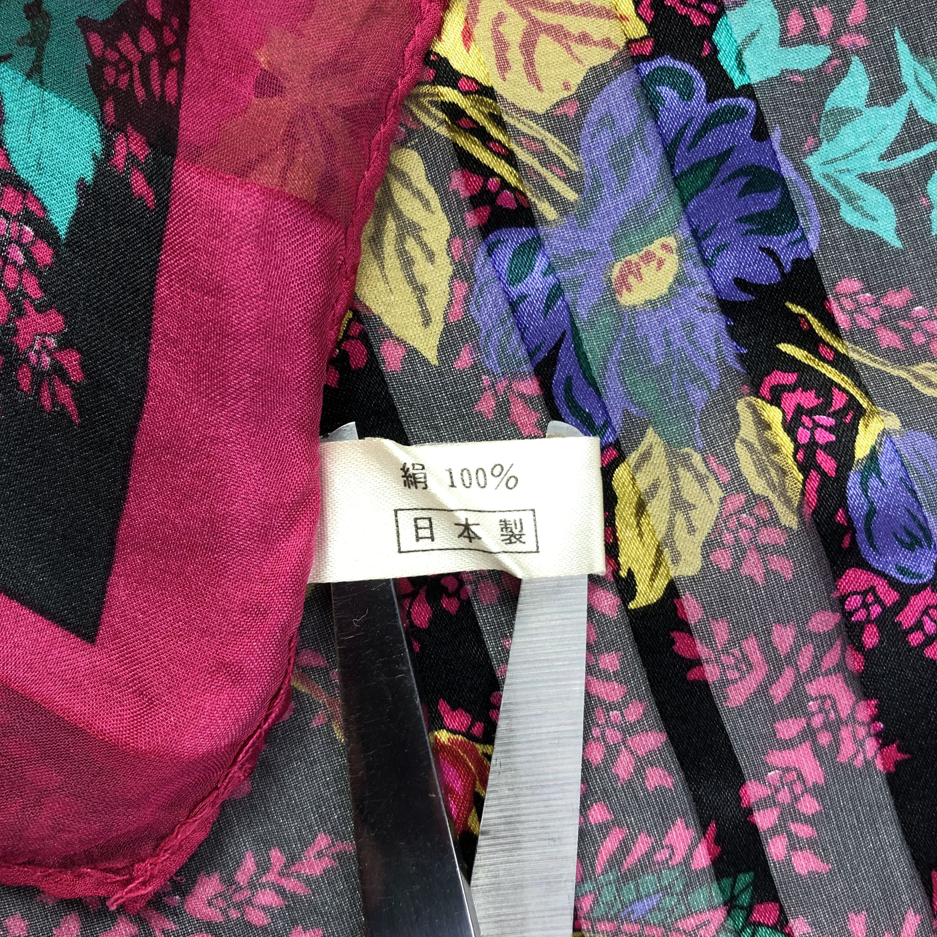 Vintage Vintage Silk Scarf Size ONE SIZE - 6 Thumbnail