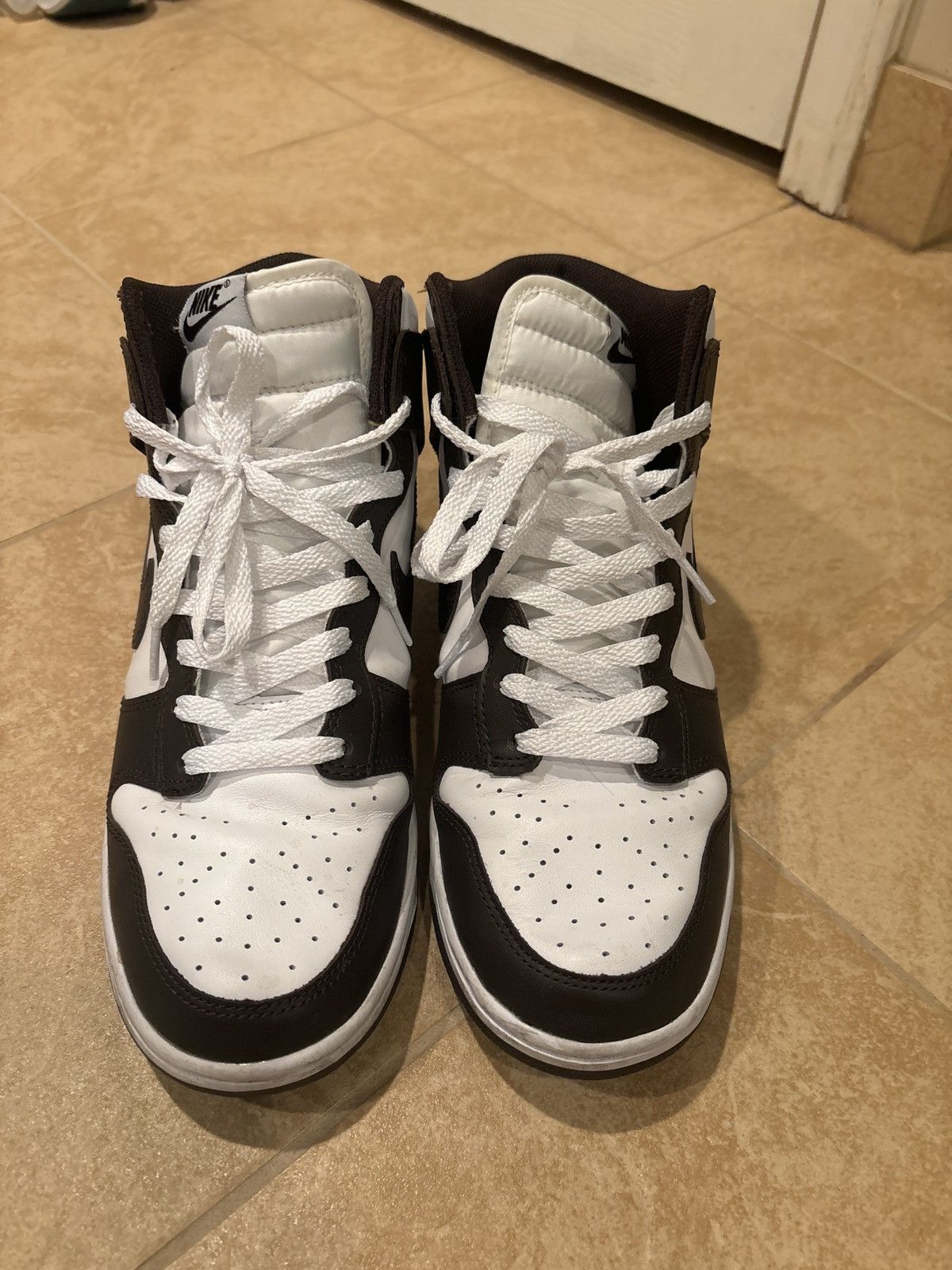 Nike Nike dunk high brown white Size US 10 / EU 43 - 1 Thumbnail