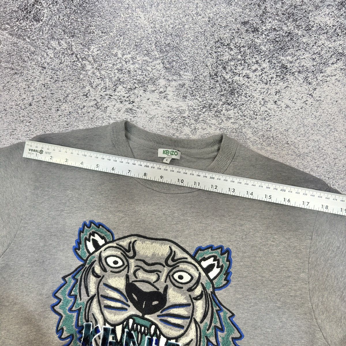 Kenzo Kenzo Mens Cotton Sweatshirt Embroidered Logo L size Size US L / EU 52-54 / 3 - 12 Thumbnail