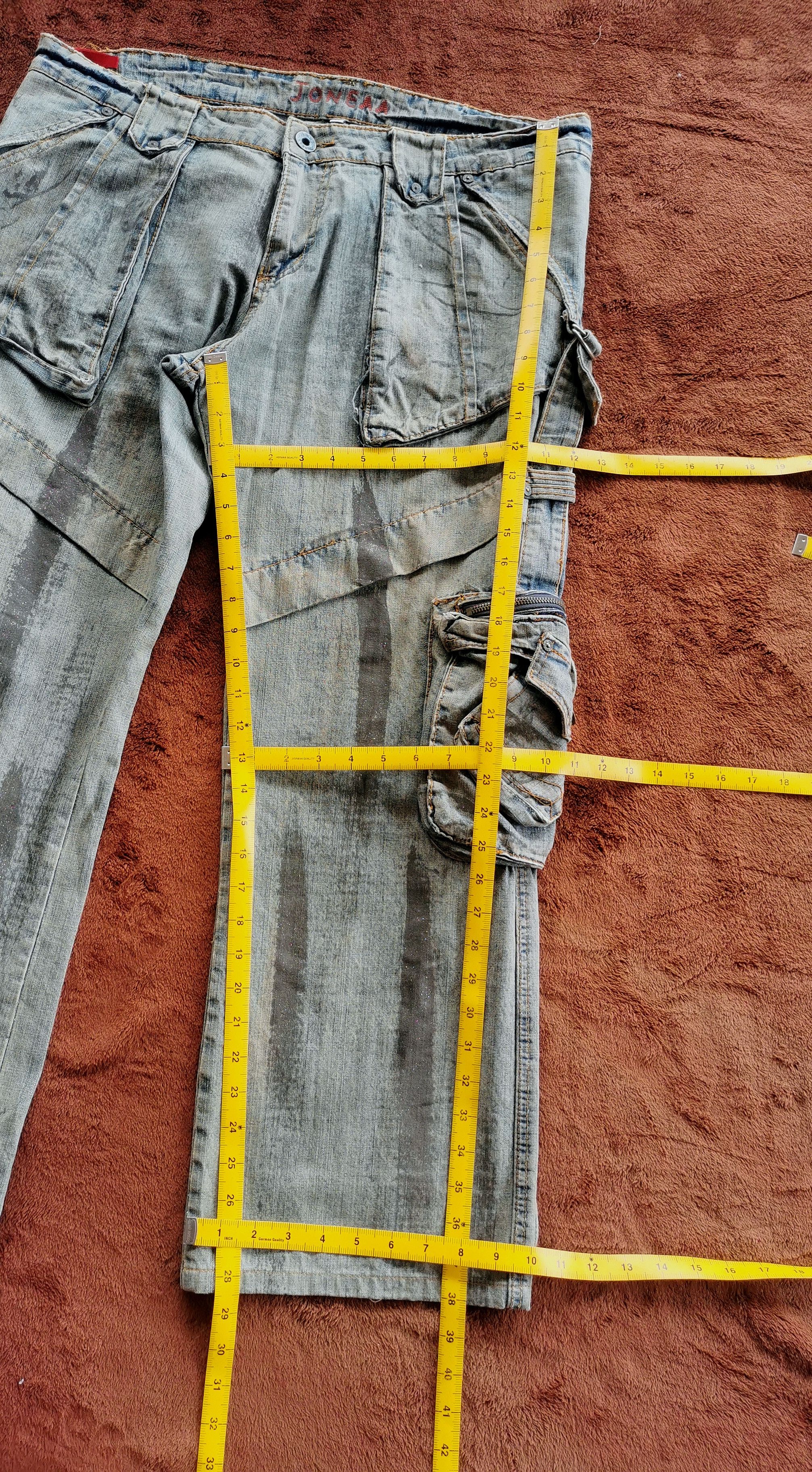 GOA JONEAA BONDAGE MULTIPOCKET DENIM PANTS Size US 38 / EU 54 - 12 Thumbnail