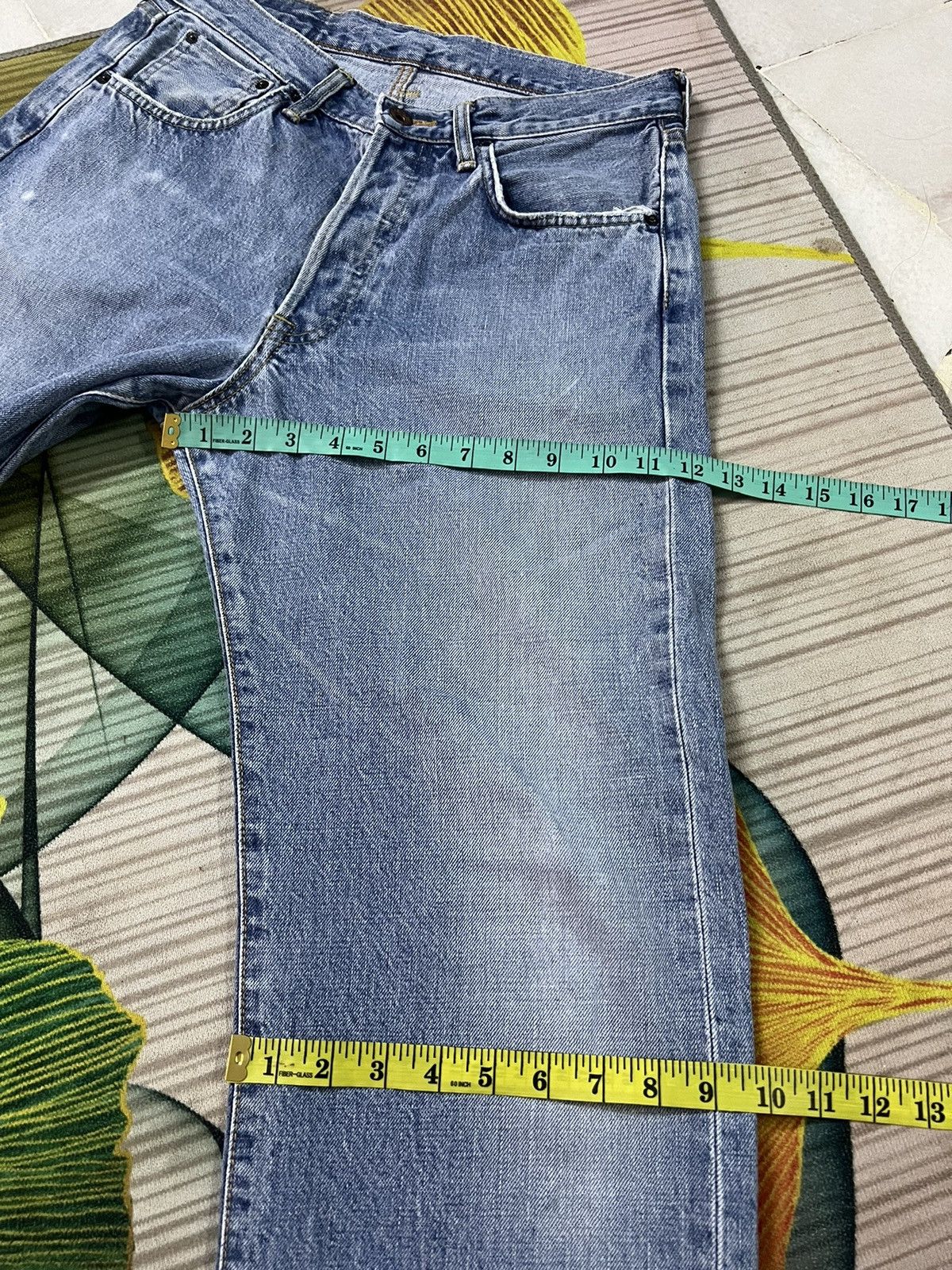 Edwin × If Six Was Nine × Japanese Brand Vintage Edwin 505X Selvedge Baggy Jeans Japan Size US 30 / EU 46 - 13 Thumbnail