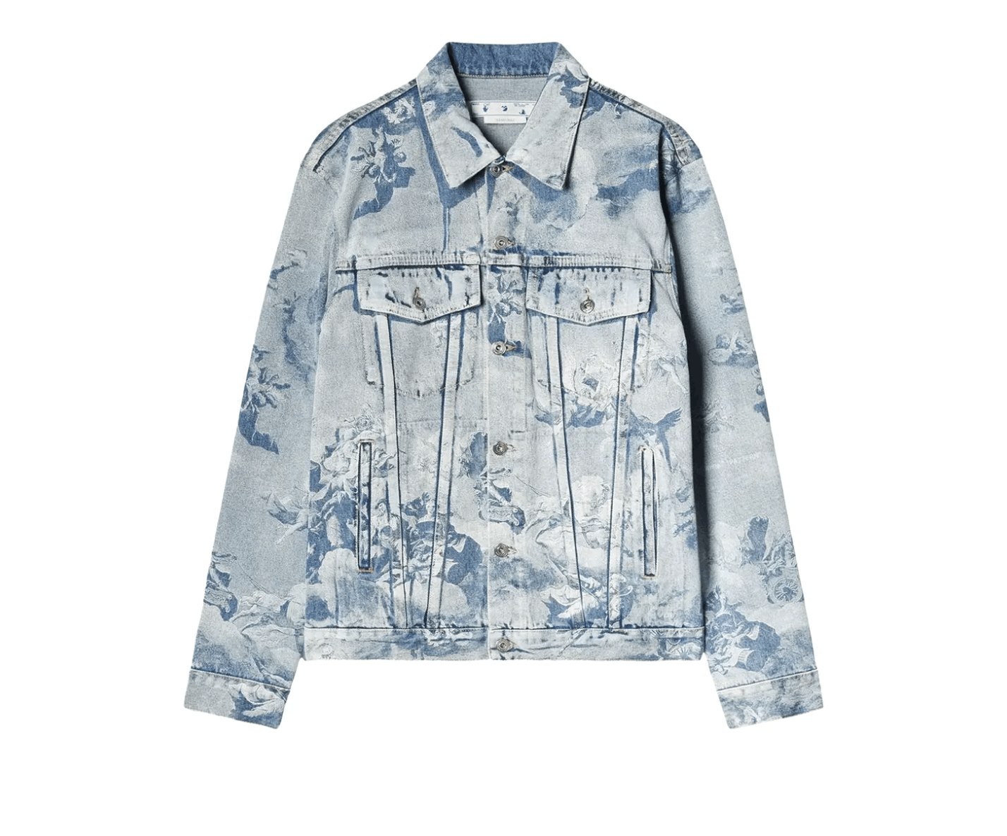 Off-White Off-White Skate Denim Jacket 'Azzurro' Size US XL / EU 56 / 4 - 1 Thumbnail