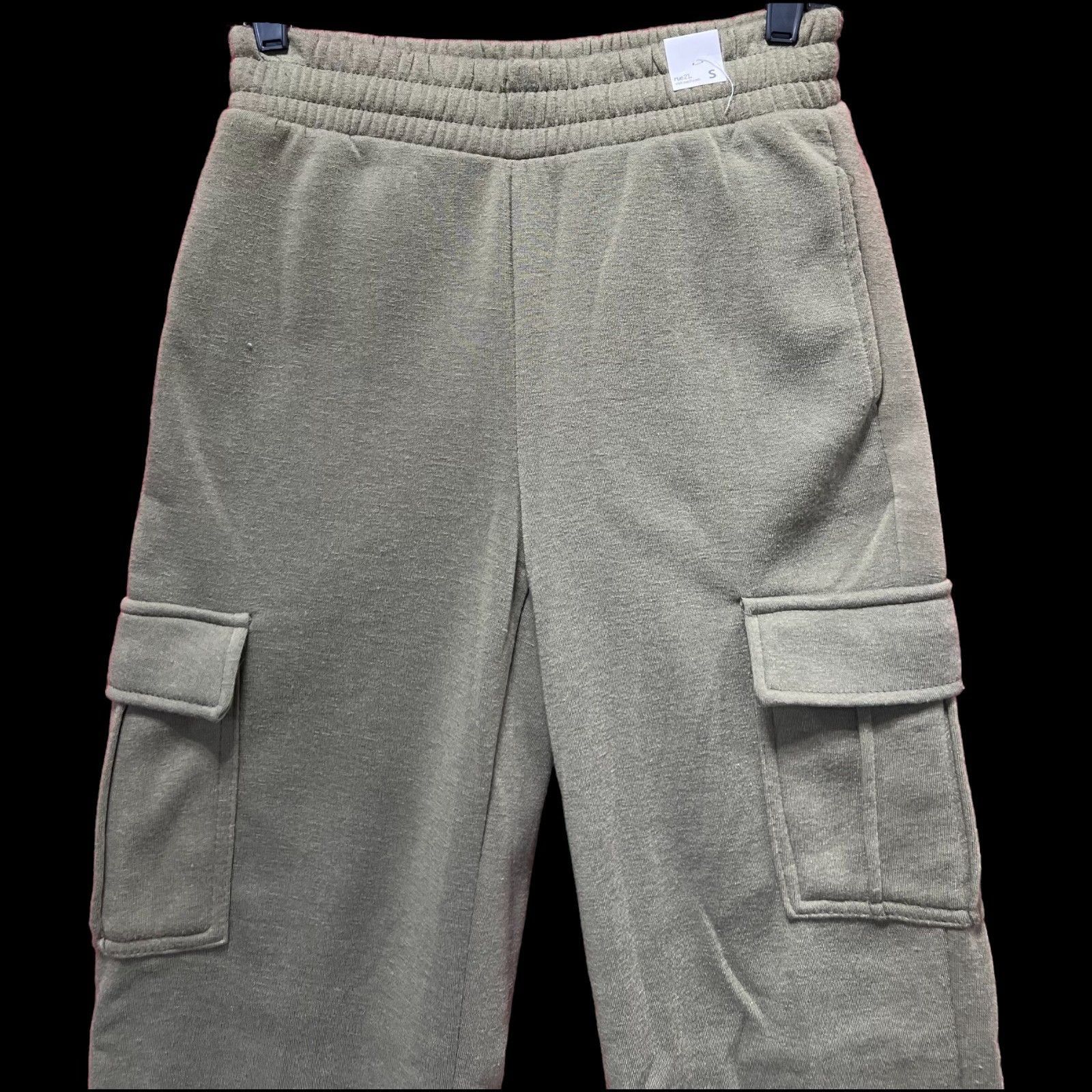 Other Rue 21 - Women's Wide Leg Cargo Sweatpants - Olive Green - S Size 26" / US 2 / IT 38 - 12 Thumbnail