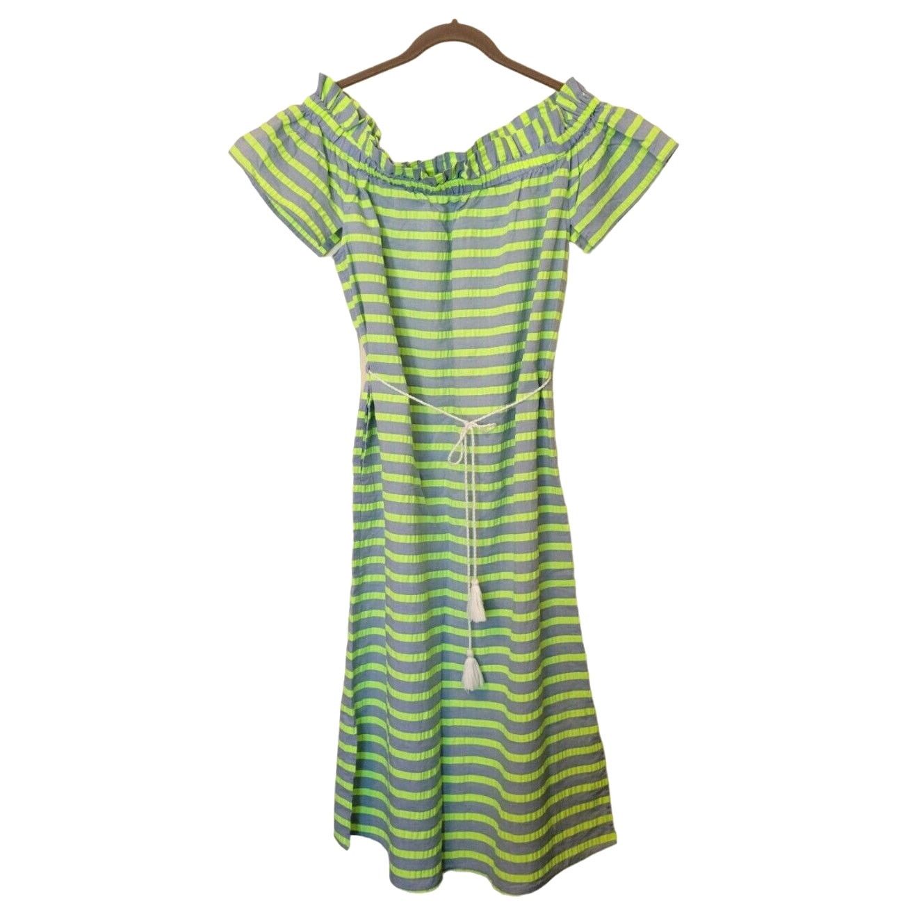 Anthropologie New Corey Lynn Calter Biata Off-The-Shoulder Midi Dress $178 Size S / US 4 / IT 40 - 5 Thumbnail