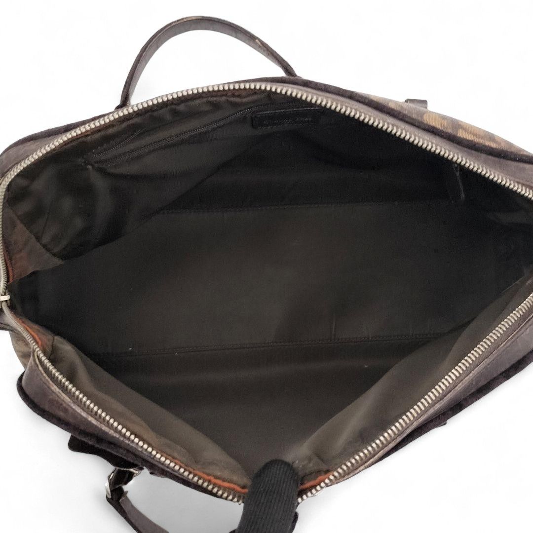 Dior Dior - Romatic Trotter Handbag Leather Monogram Brown Size ONE SIZE - 8 Thumbnail