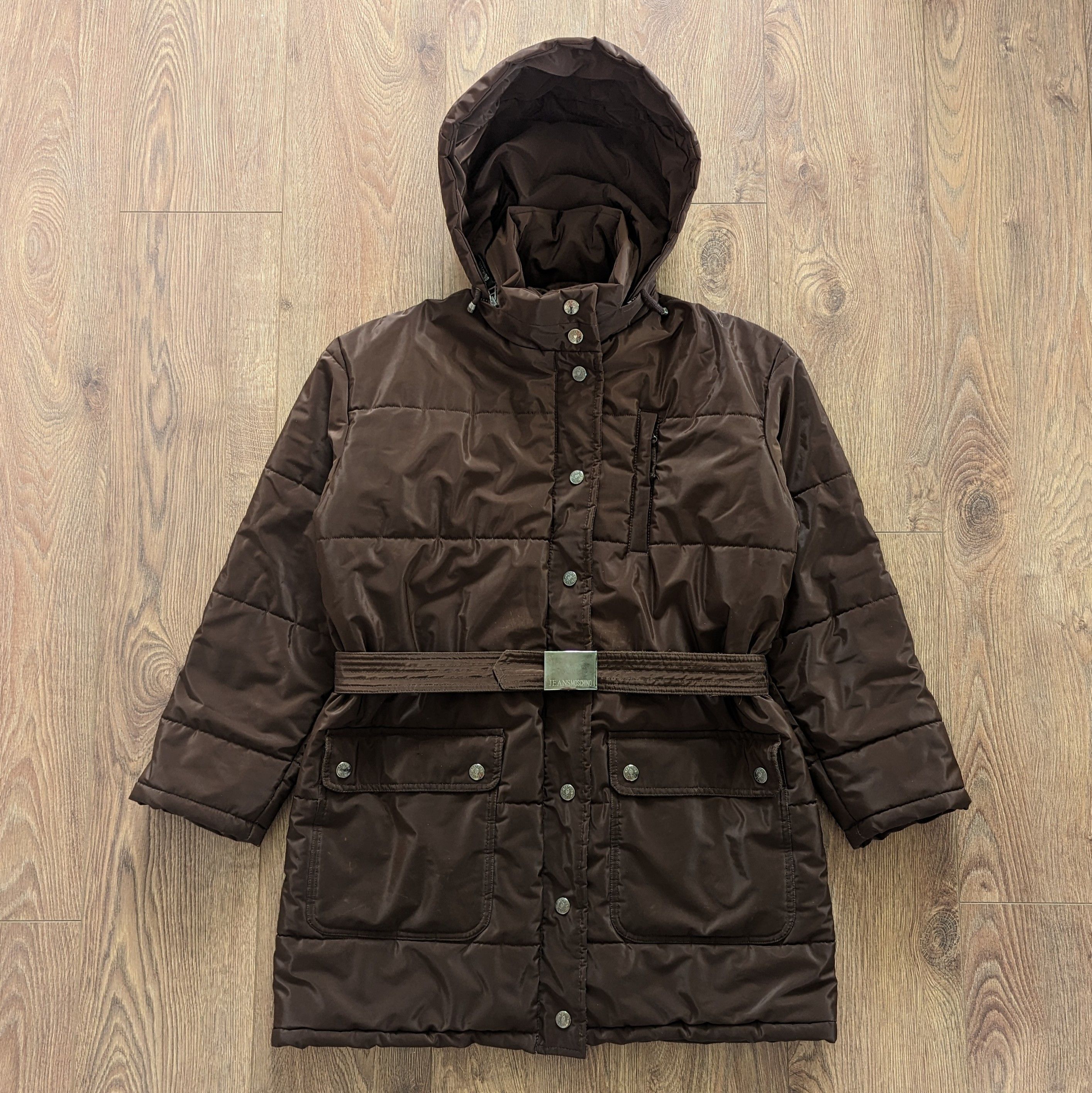 Moschino Moschino Jeans Made In Italy Women's Down Jacket With A Belt Size M / US 6-8 / IT 42-44 - 23 Thumbnail