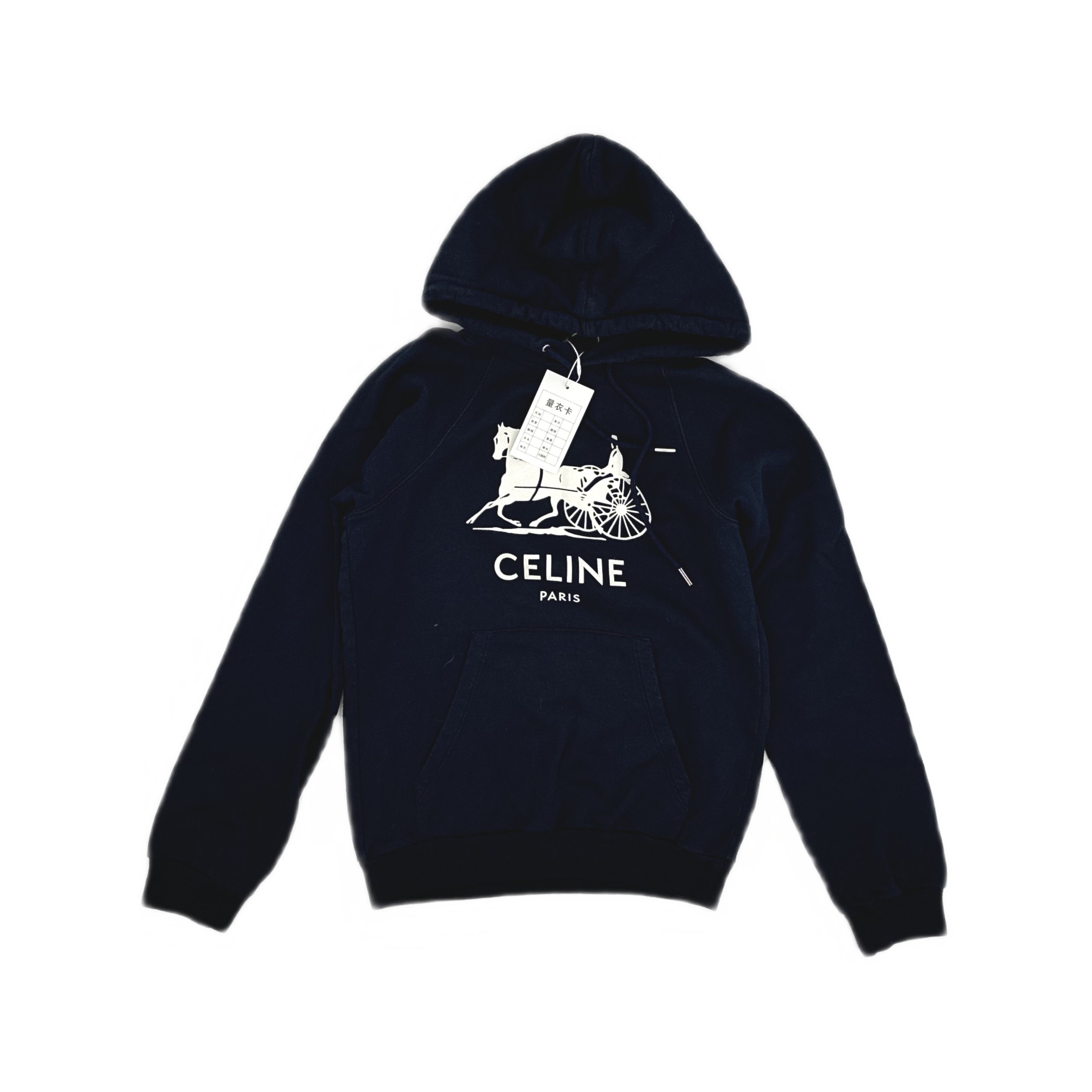 Celine Celine Sulky Logo Hoodie Size XS Size XS / US 0-2 / IT 36-38 - 1 Thumbnail