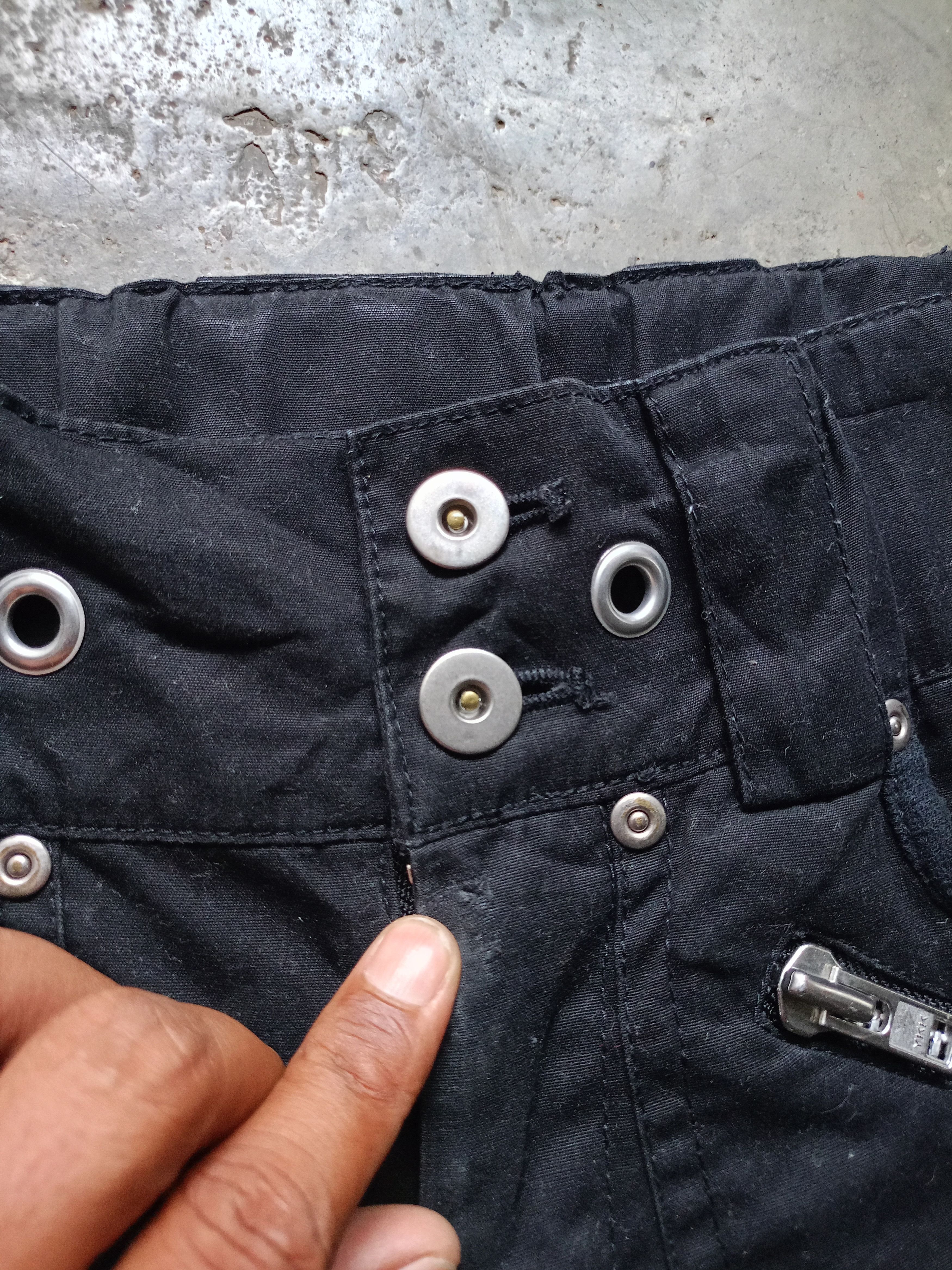 Japanese Brand Snarl extra Cargo Flared Pants Size 29" - 11 Thumbnail
