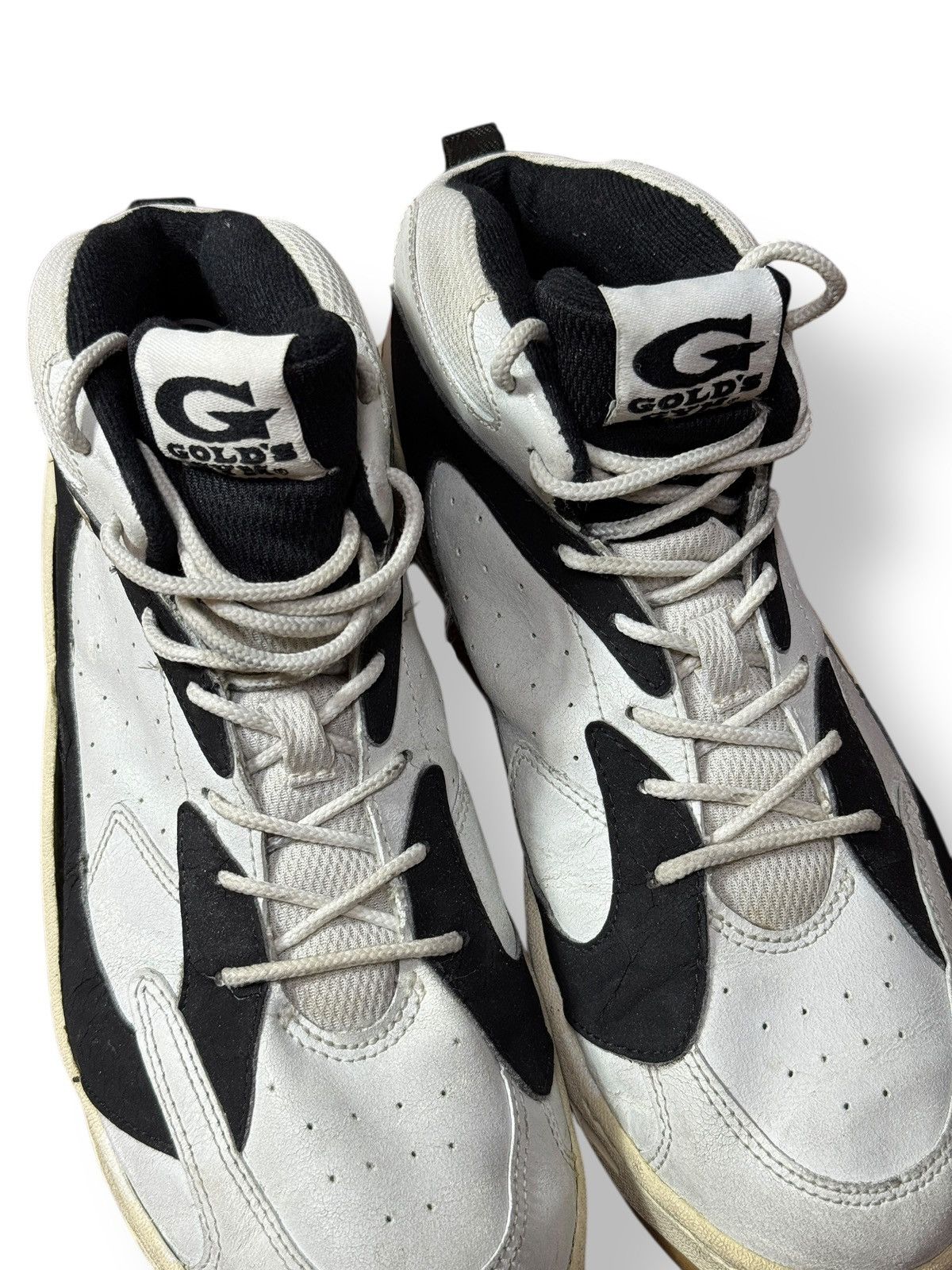 Vintage *RARE* 1990s GOLD’S GYM TRAINING SNEAKERS BODYBUILDING USA Size US 11 / EU 44 - 4 Thumbnail