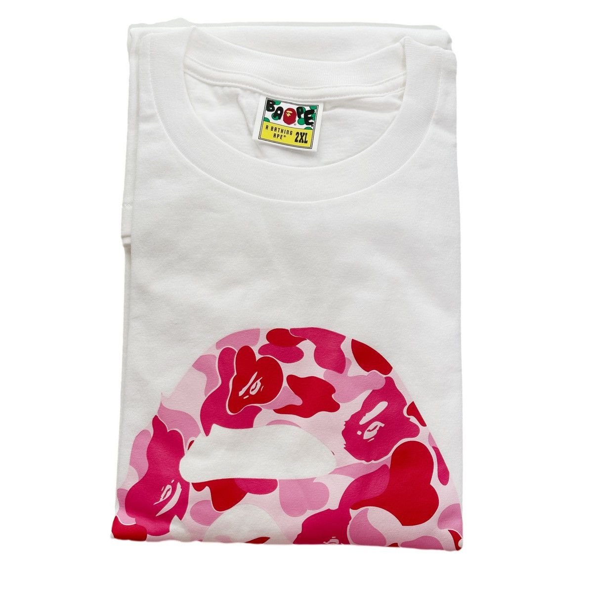 Bape BAPE ABC Camo By Bathing Ape Tee White/Pink Size US XXL / EU 58 / 5 - 3 Thumbnail
