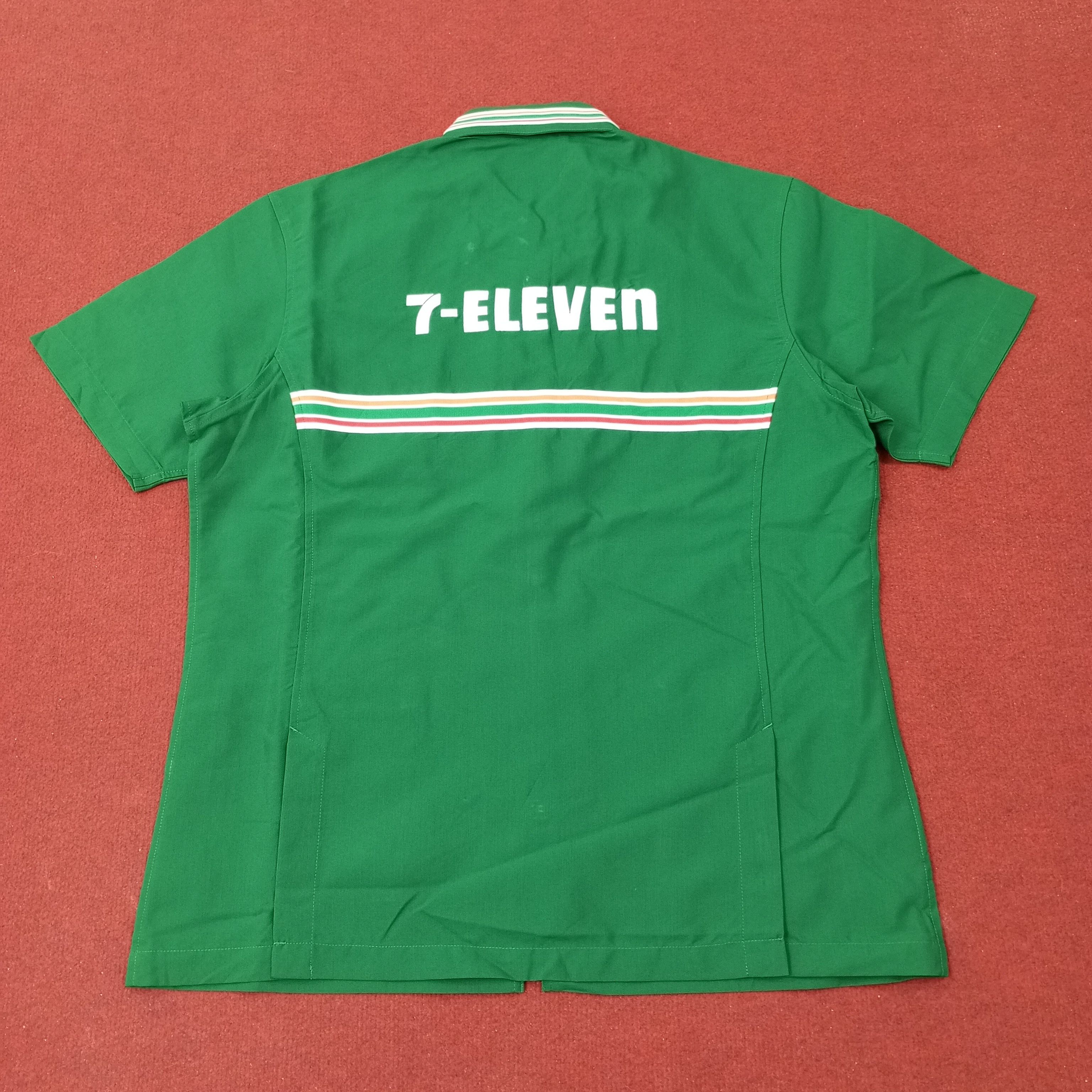 Vintage 7 Eleven Japanese Workers Uniform Jacket c239n54 Size US L / EU 52-54 / 3 - 3 Thumbnail