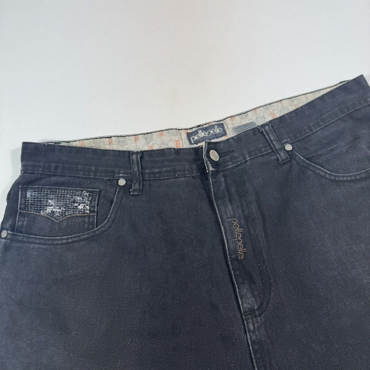 Pelle Pelle × Vintage vintage short pelle pelle big logo rare item Size US 36 / EU 52 - 5 Thumbnail