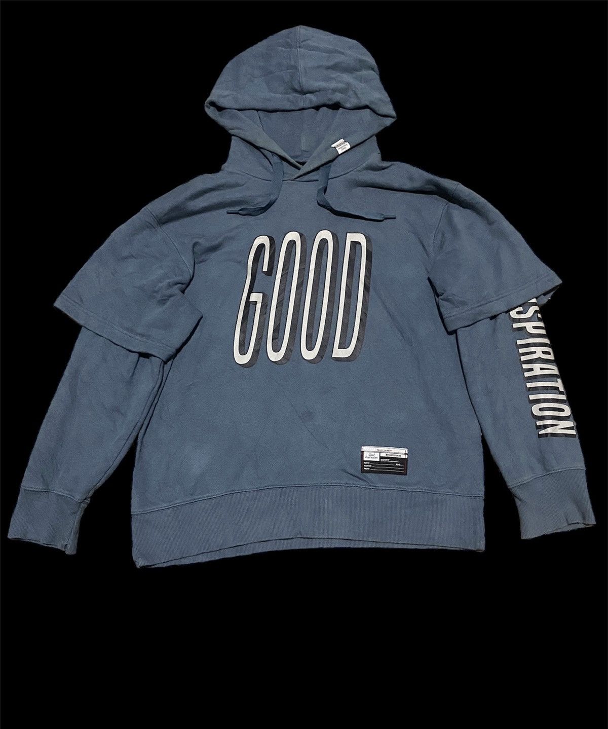Japanese Brand × Maison MIHARA YASUHIRO Miharayasuhiro x Good Inspiration L/S Hoodie Big Spellout Size US L / EU 52-54 / 3 - 1 Thumbnail