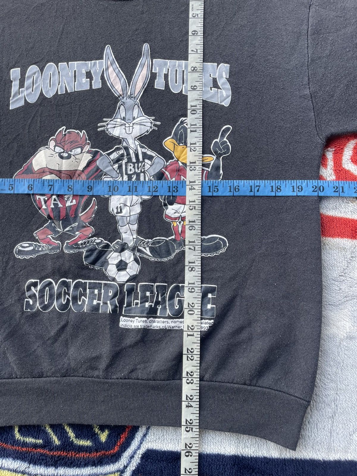 Warner Bros Vintage 90's Looney Tunes Warner Bros Soccer League Design Size US M / EU 48-50 / 2 - 9 Thumbnail
