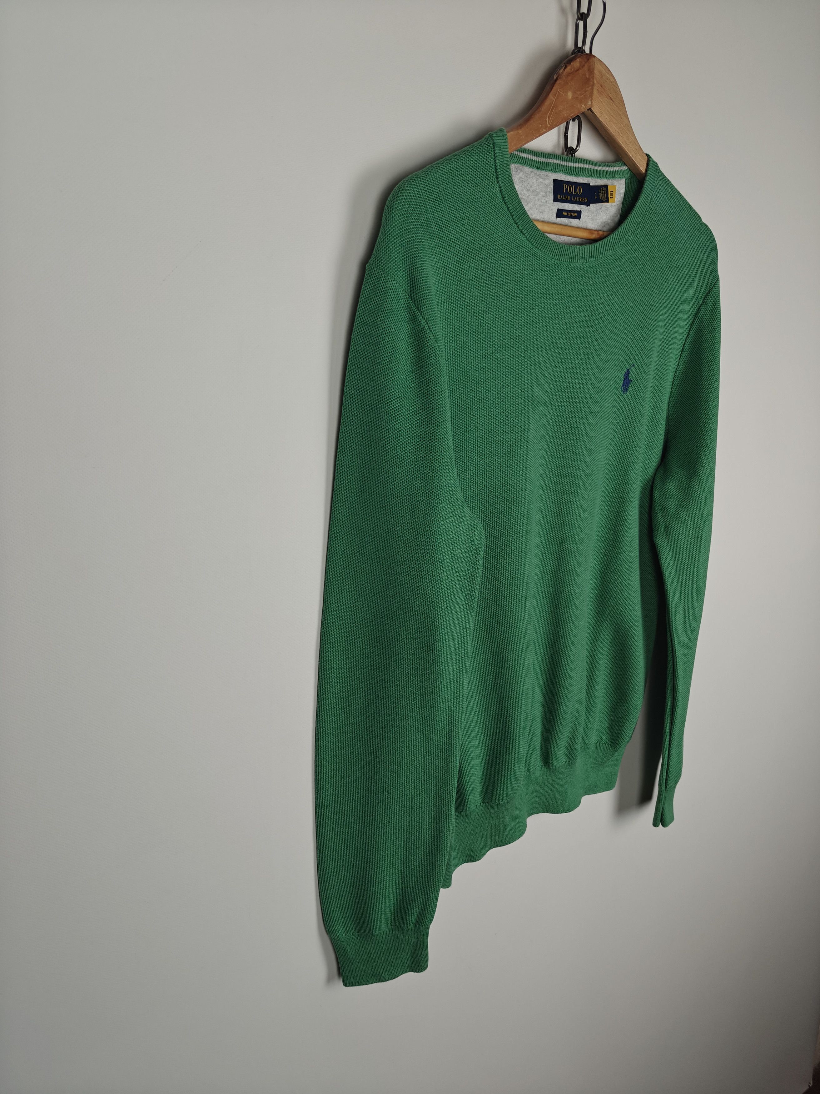Polo Ralph Lauren Polo Ralph Lauren Sweater Cotton Pullover Green L Size US L / EU 52-54 / 3 - 5 Thumbnail