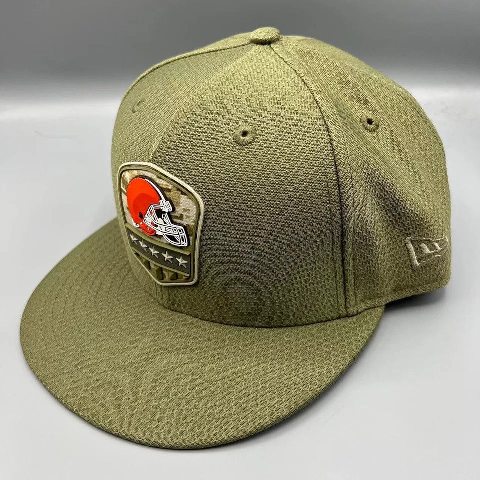 New Era Cleveland Browns Hat Men Salute to Service Snap Back Cap New Size ONE SIZE - 2 Thumbnail