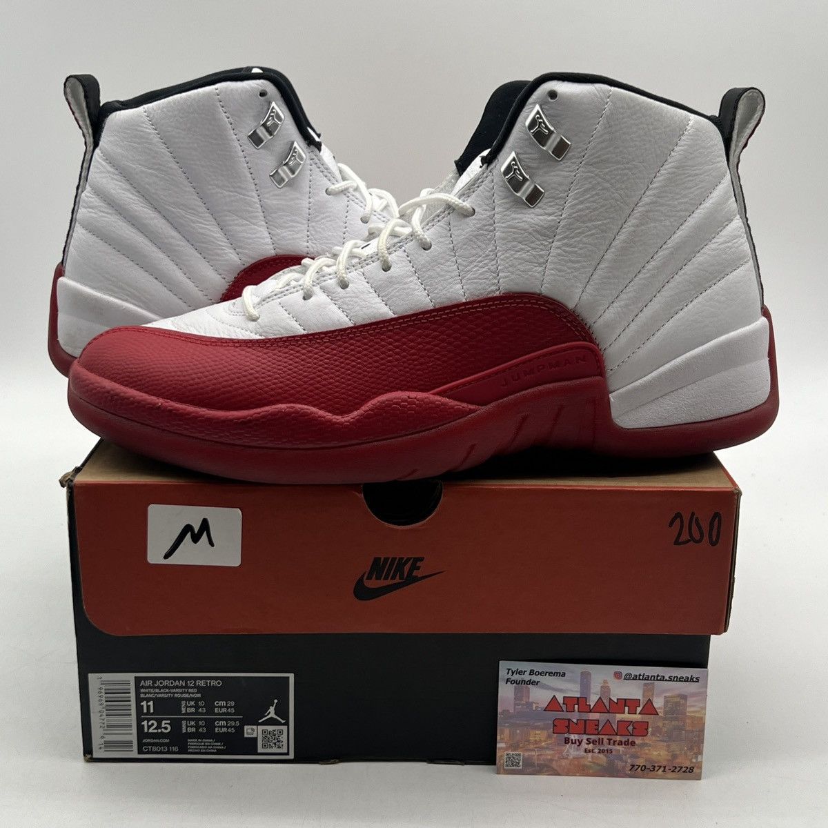 Jordan Brand Air Jordan 12 Cherry Size US 11 / EU 44 - 1 Thumbnail