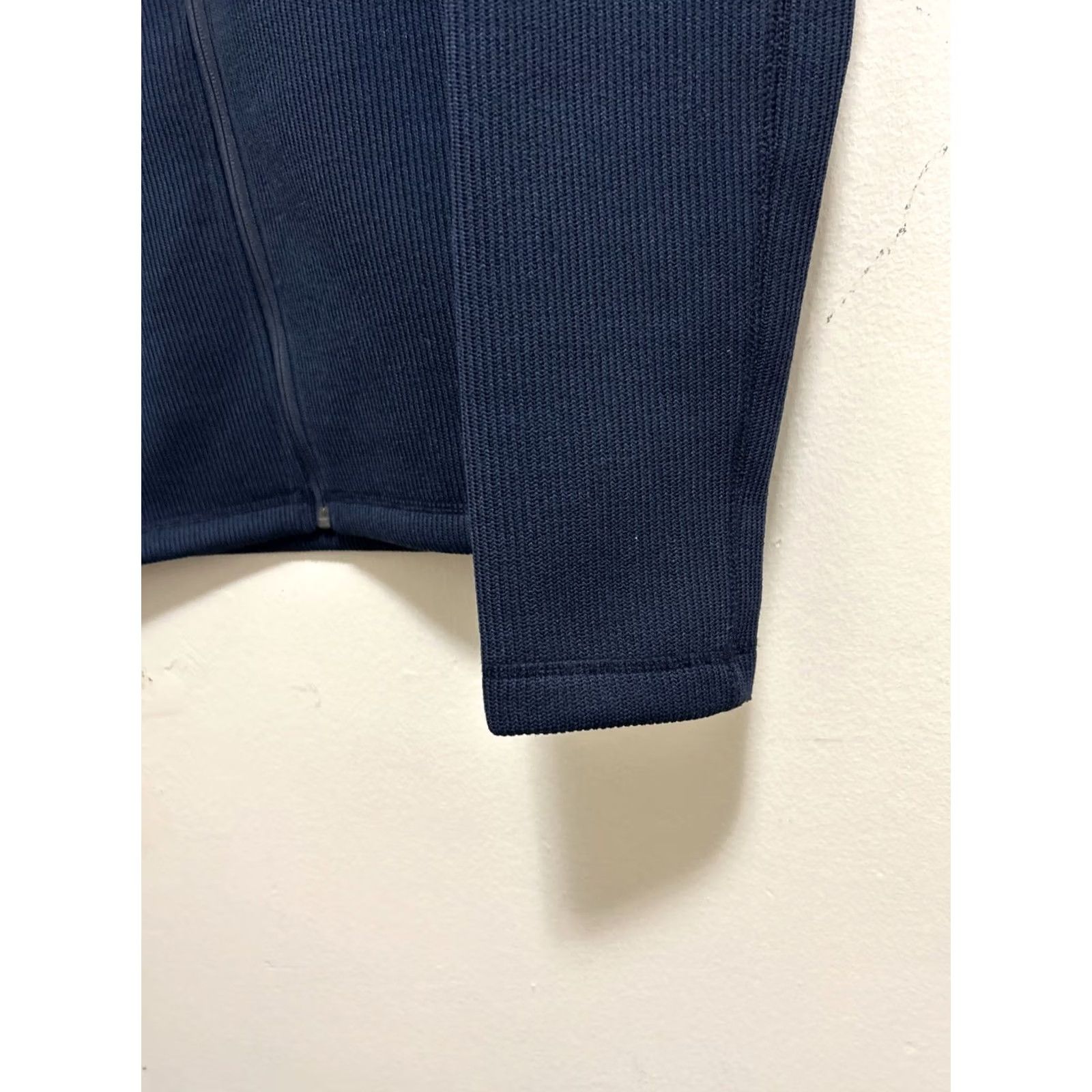 The North Face The North Face Krestwood Jacket Mens Small Blue Ribbed Full Zip Pockets Logo Embroidered Lined Knit Zip Pockets Stand-Up Collar Size US S / EU 44-46 / 1 - 6 Thumbnail
