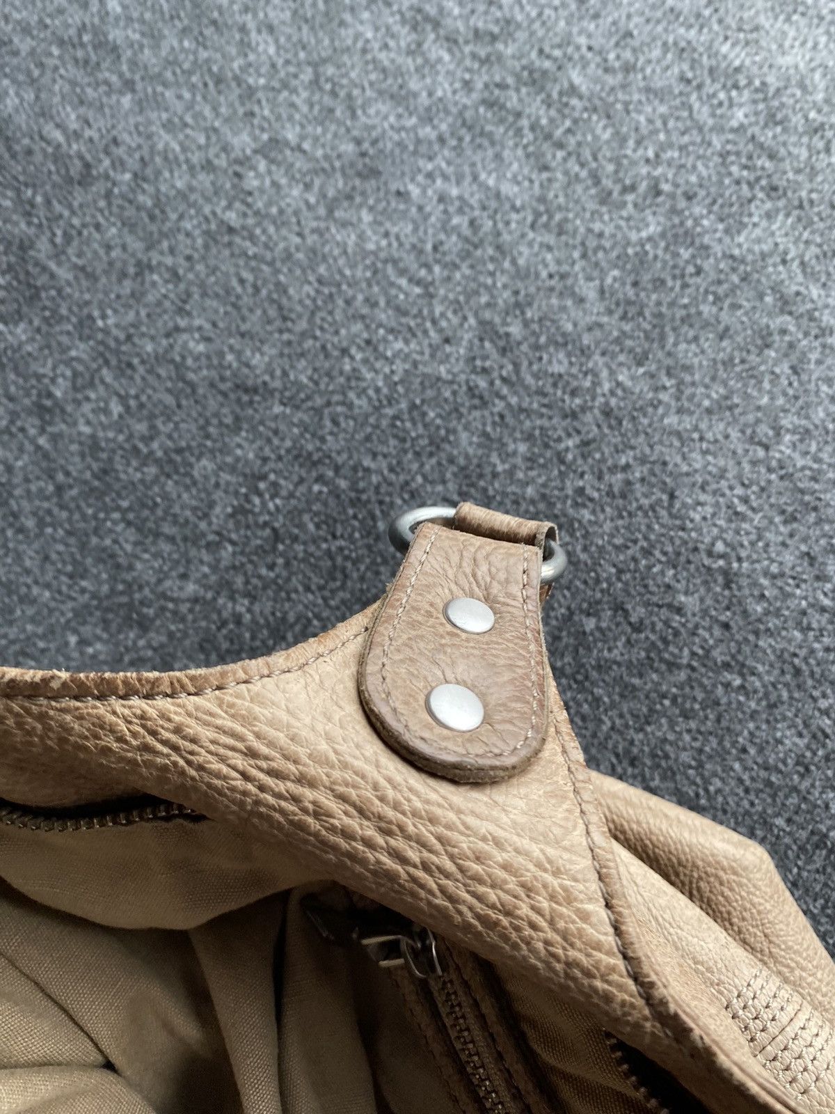 LIEBESKIND BERLIN 🔥90s Liebeskind Leather Beige Vntg Handle Bag women os Size ONE SIZE - 8 Thumbnail