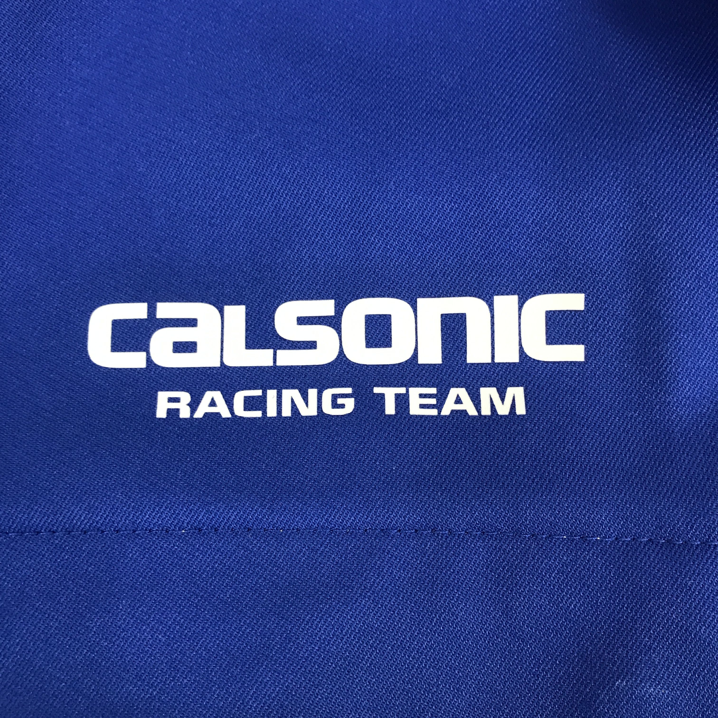 Japanese Brand × Vintage Vtg Calsonic Racing Team Japan Nissan japan custom Jacket Size US M / EU 48-50 / 2 - 8 Thumbnail
