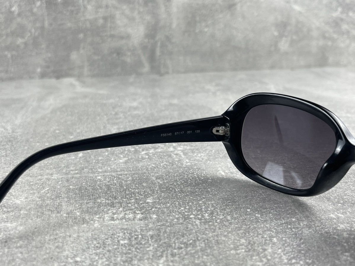 Fendi Fendi Black Oval FF Monogram Sunglasses Italy Made Vintage Size ONE SIZE - 6 Thumbnail