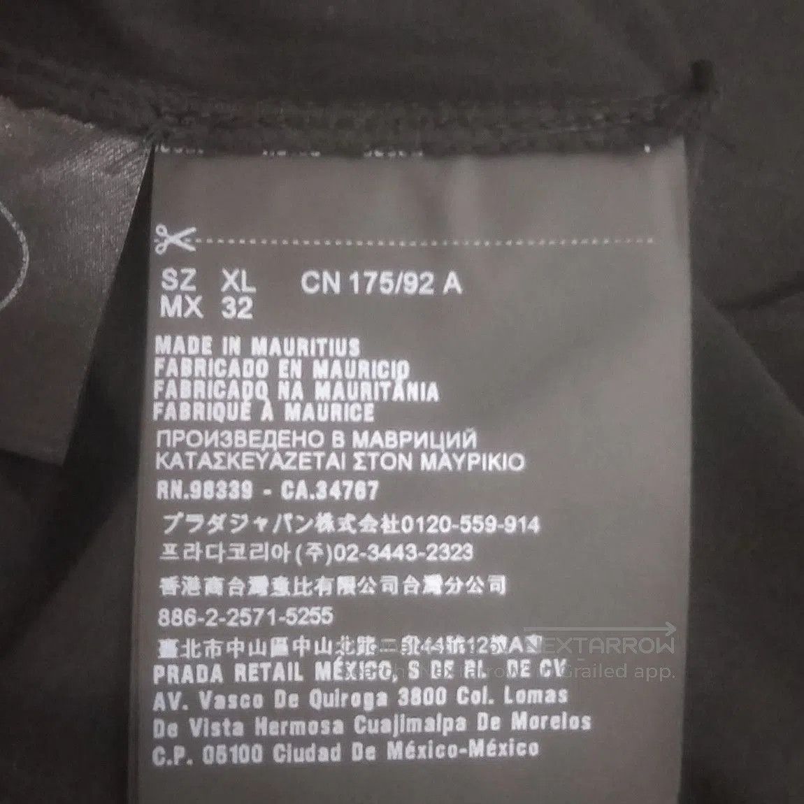 Prada Prada Black Cotton Crew Neck T. Size XL / US 12-14 / IT 48-50 - 7 Thumbnail