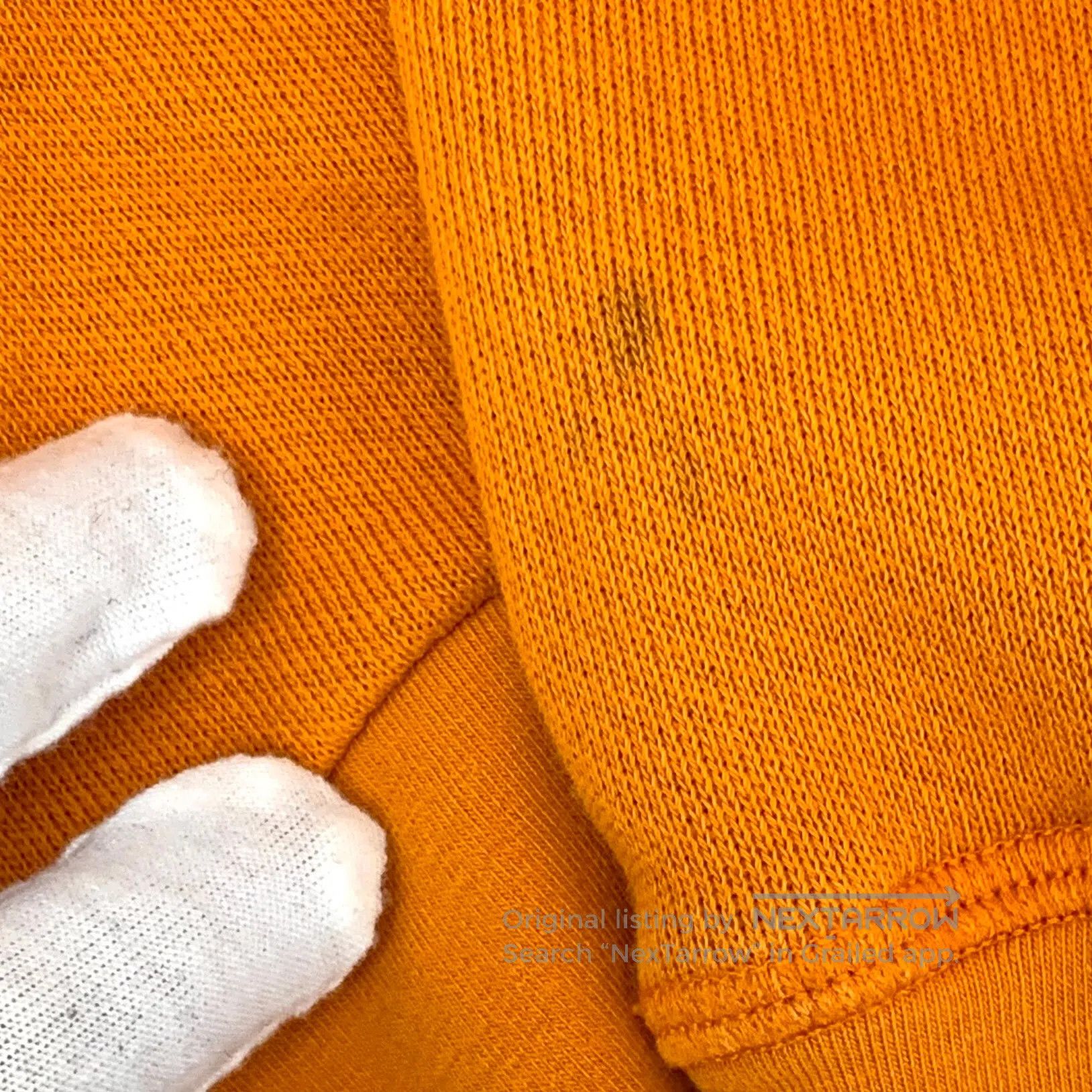 Loewe Loewe Orange Logo Letter Cotton Hooded Drawstring Long Sle Size US S / EU 44-46 / 1 - 8 Thumbnail