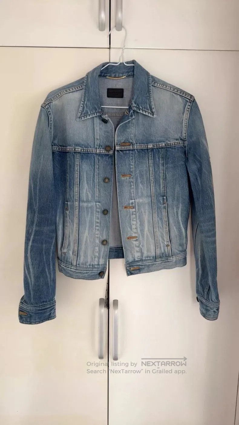 Saint Laurent Paris Saint Laurent Denim Jacket S. Size US S / EU 44-46 / 1 - 1 Thumbnail