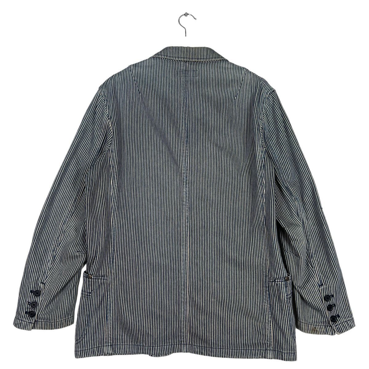 Japanese Brand 🔥 BAFFY HIKORY STRIPE CHORE JACKET Size US M / EU 48-50 / 2 - 8 Thumbnail