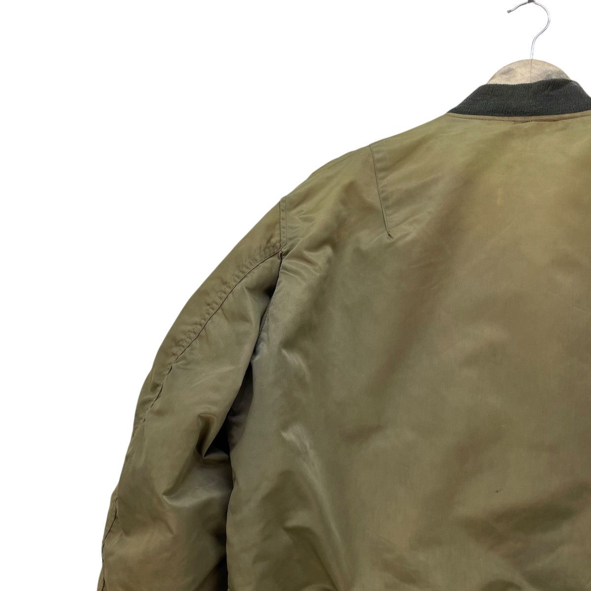 Buzz Rickson's 💥Vintage Distressed Bomber Ma 1 Mfg By JM Watkins Design Size US M / EU 48-50 / 2 - 8 Thumbnail