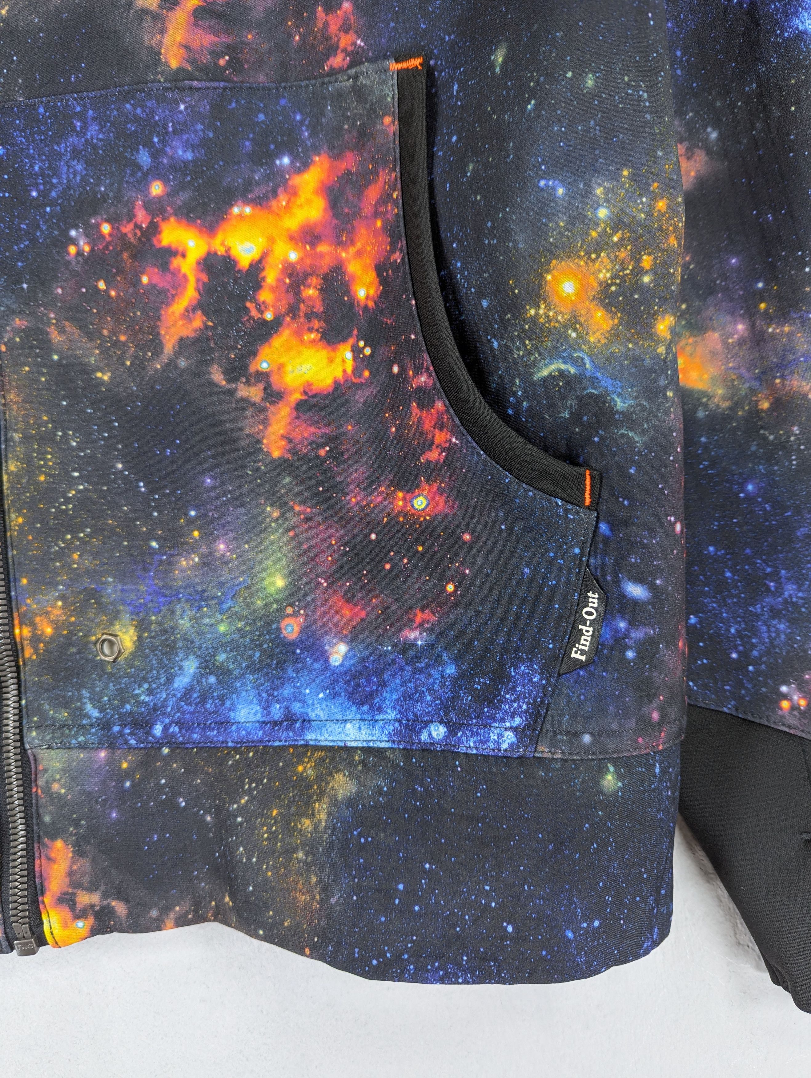 Japanese Brand Japanese Brand Find Out Galaxy Printed Hoodie Zipper Jacket Size US M / EU 48-50 / 2 - 5 Thumbnail