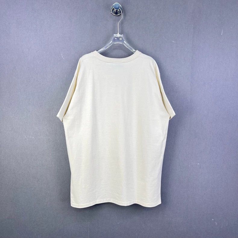 Gucci GucciBeige letter print short-sleeved T-shirt 2503-Nextarro Size US L / EU 52-54 / 3 - 2 Thumbnail