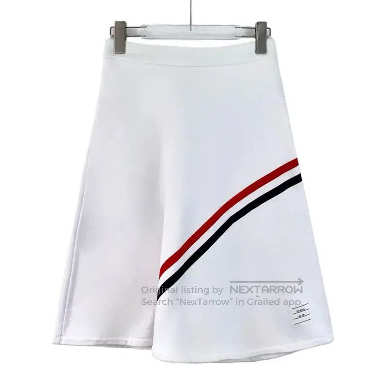 Thom Browne Thom Browne White Cotton Women's Skirt . Size 22" - 1 Thumbnail