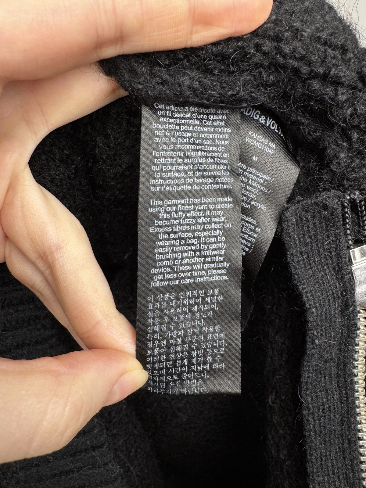 Zadig & Voltaire Zadig & Voltiare Kansas Ma Luxury Zip Back Wool Mohair sz M Size M / US 6-8 / IT 42-44 - 13 Thumbnail