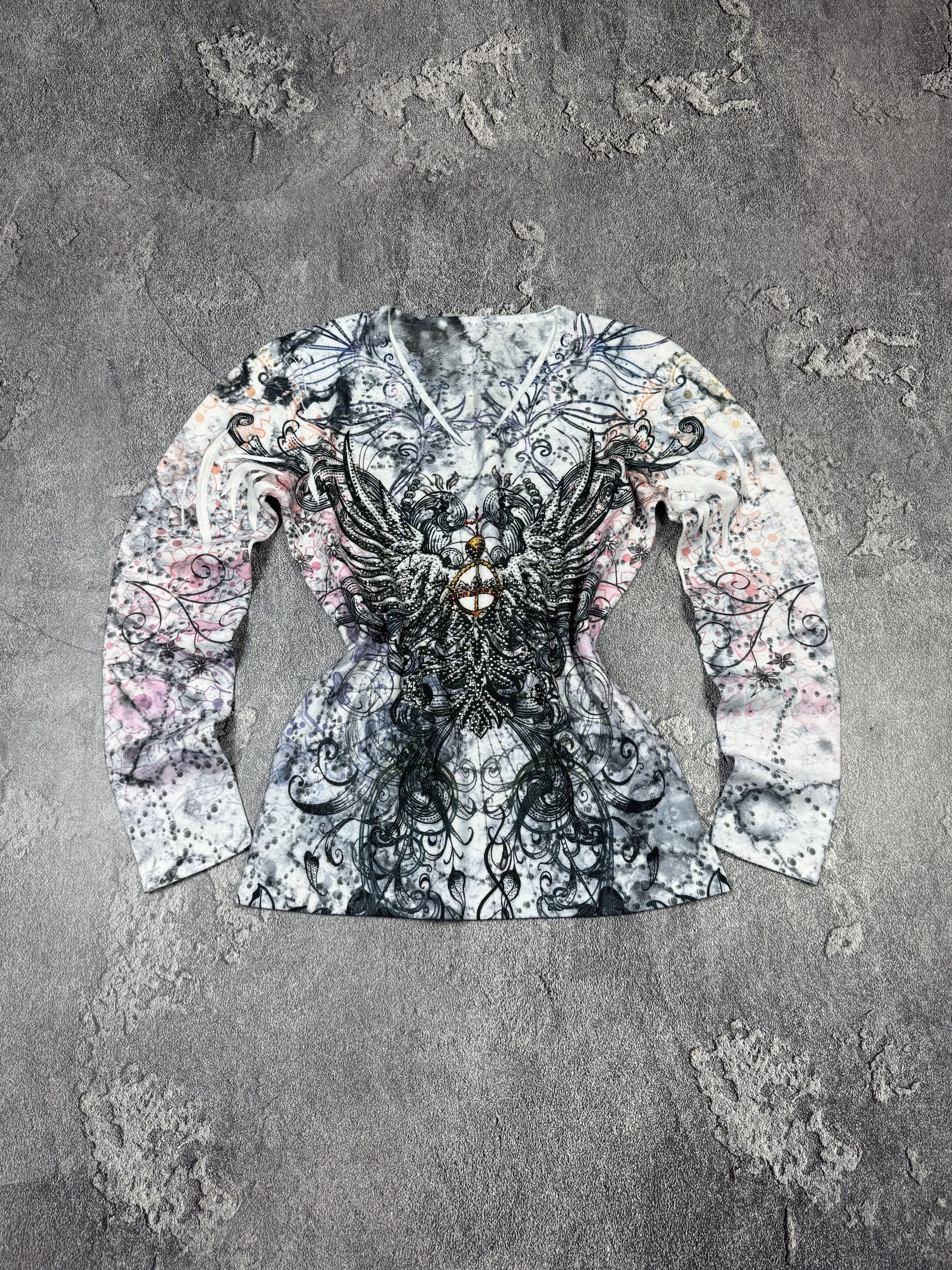 If Six Was Nine Y2K 2000s Sexy Glam Longsleeve Fairy Style Size L / US 10 / IT 46 - 1 Thumbnail