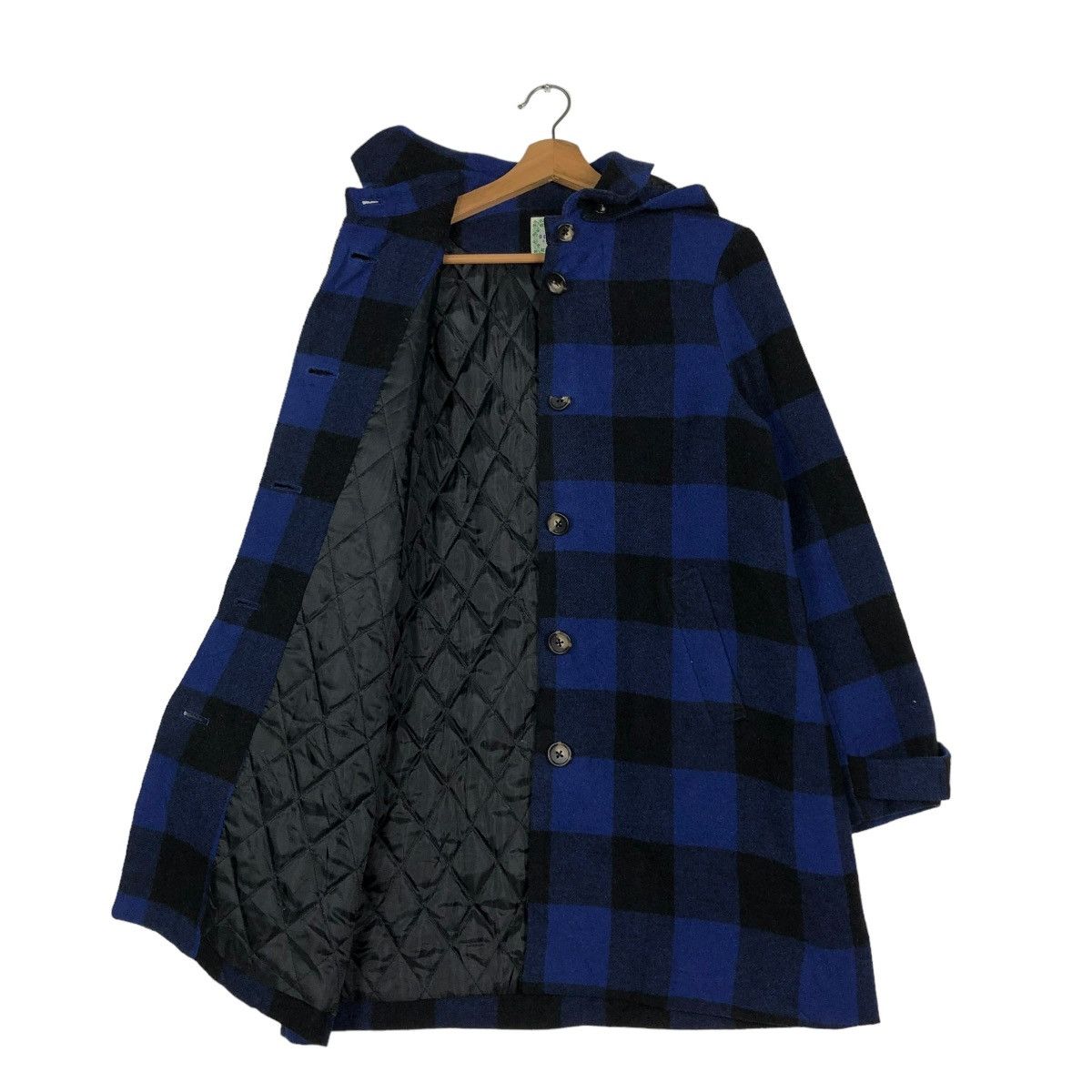 Beams Plus 🔥VINTAGE WOOL BIKER JACKET BEAMS HEART TARTAN DESIGN Size US S / EU 44-46 / 1 - 12 Thumbnail