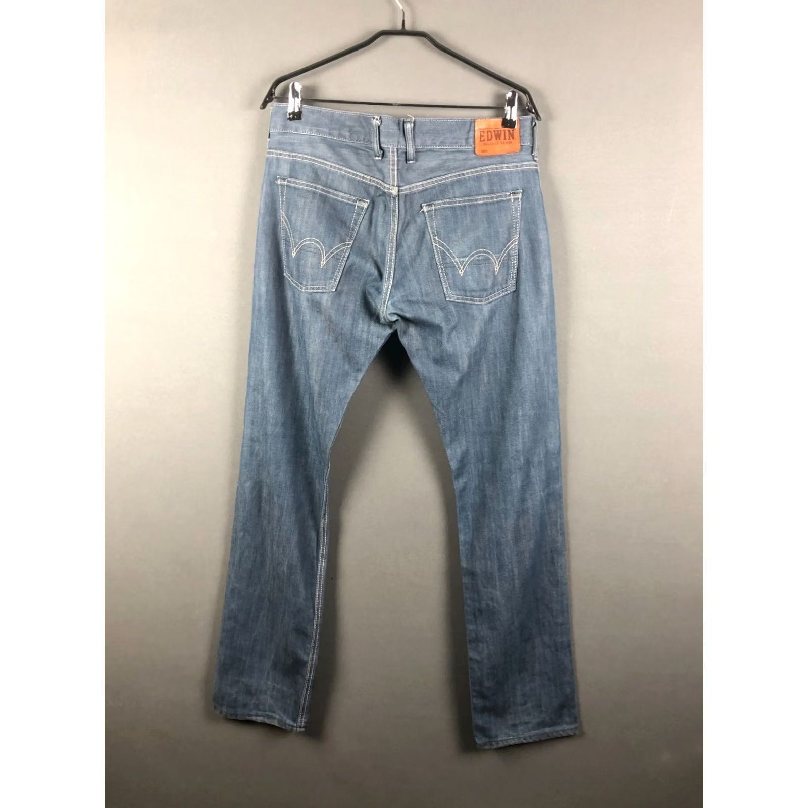 Edwin Edwin Jeans Men 32x34 Denim Cotton Blue Straight Regular Vintage No Size US 32 / EU 48 - 2 Thumbnail