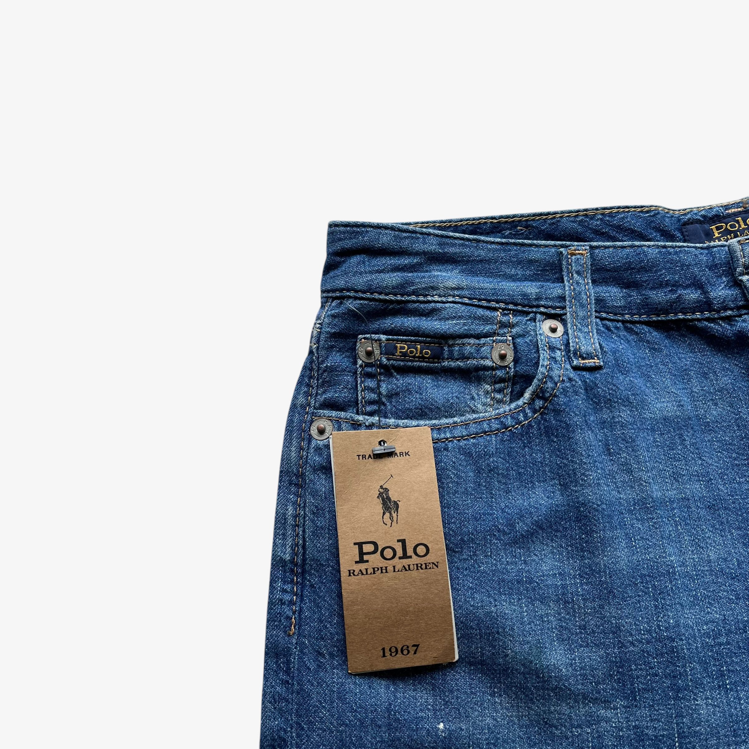 Women's Polo Ralph Lauren Patchwork Blue Jeans