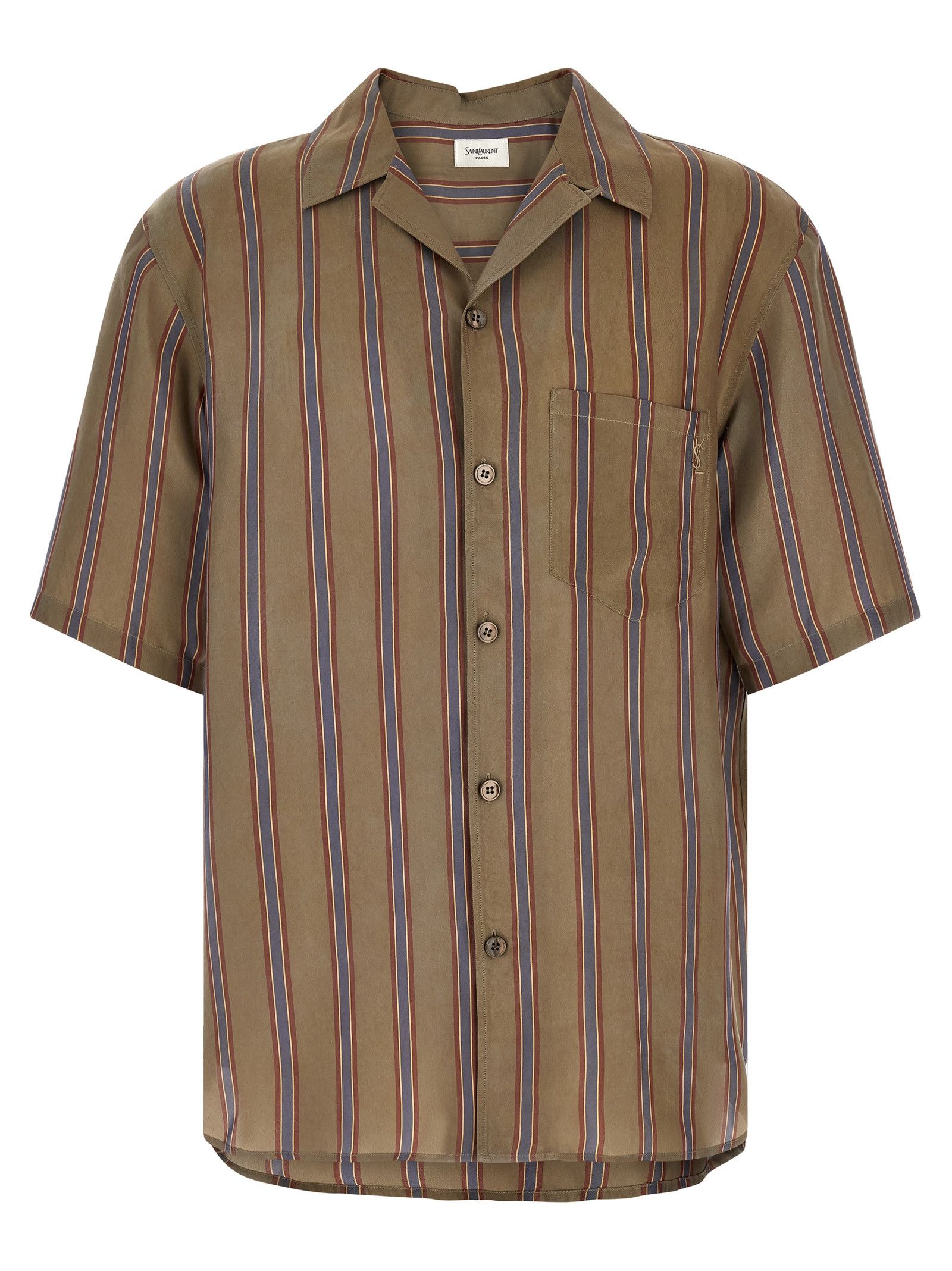 Saint Laurent Paris 'Cassandre' striped shirt Size US XL / EU 56 / 4 - 1 Thumbnail