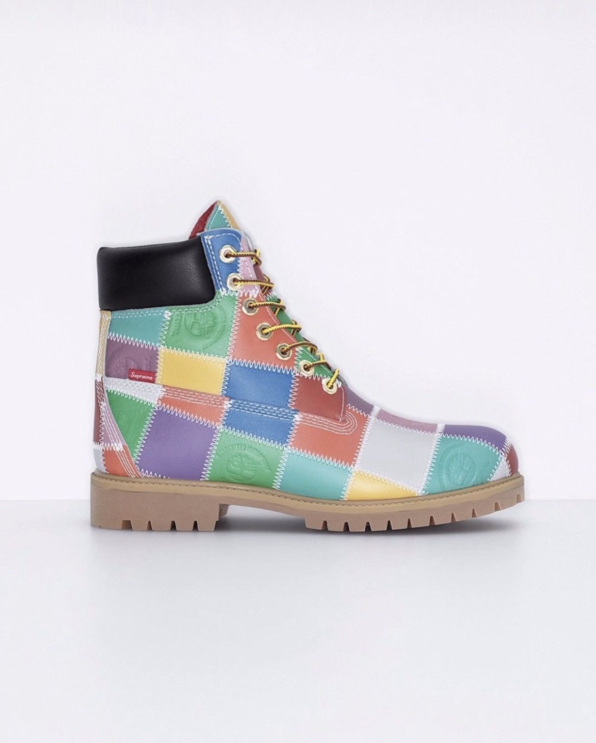 Supreme × Timberland Timberland X Supreme FW25 Multicolor Patchwork Boots Size US 9.5 / EU 42-43 - 1 Thumbnail