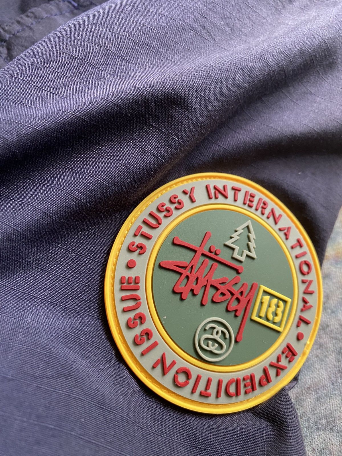Stussy × Vintage [Rare!] 90s Vintage Stussy Hooded Nylon Jacket Size US L / EU 52-54 / 3 - 7 Thumbnail