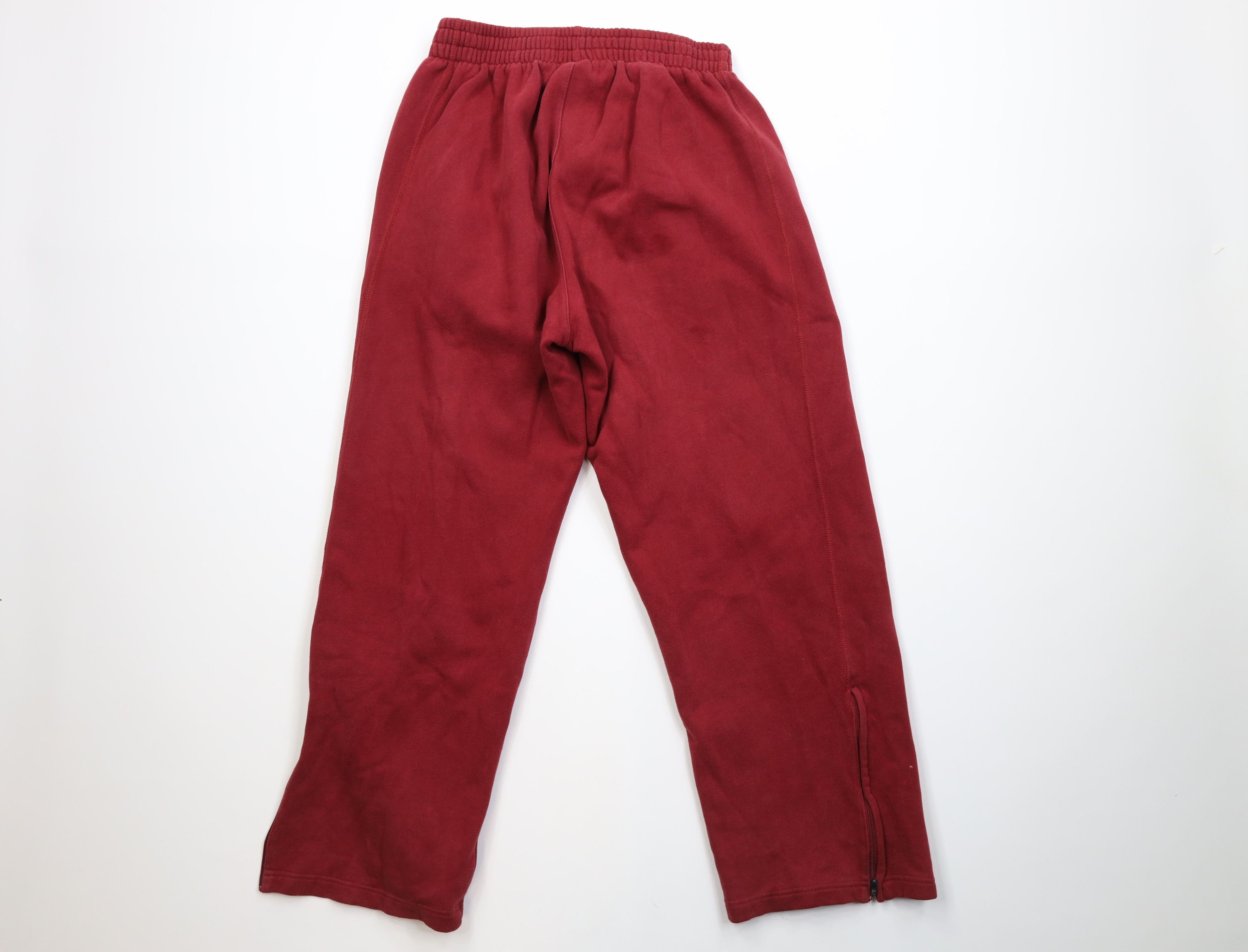 Starter Vintage 90s Y2K Starter Wide Leg Sweatpants Pants Red Size US 34 / EU 50 - 11 Thumbnail