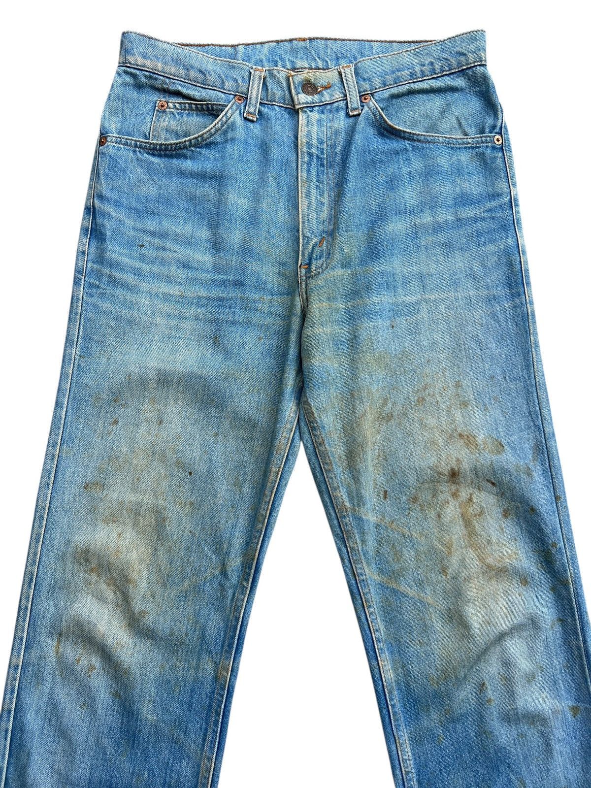 Levi's Vintage 90s Levis 515 Orange Tab Mudwash Denim Jeans 31x29 Size US 31 - 4 Thumbnail