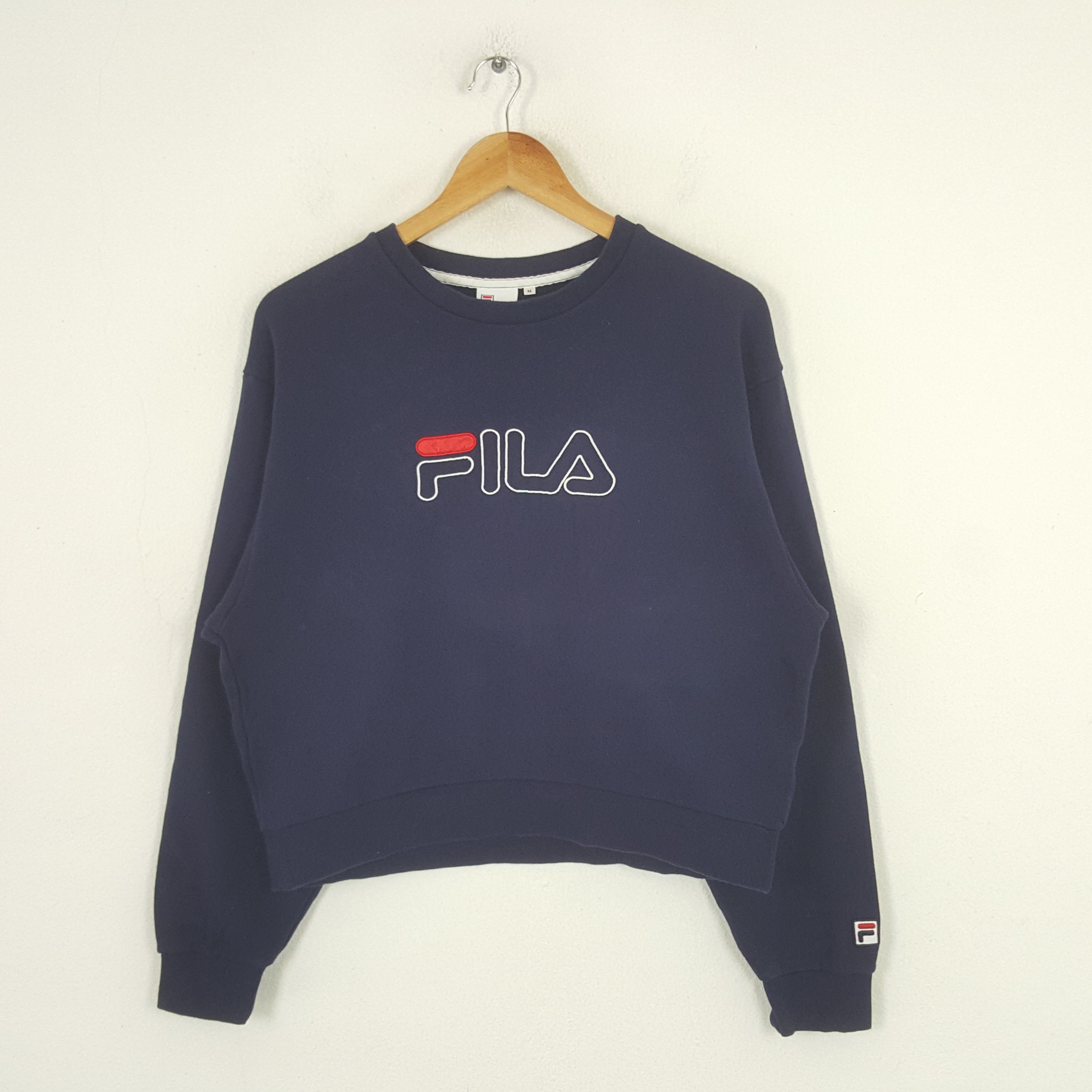 Fila × Vintage Vintage Fila Sport Style Logo Sweatshirt C282N3 Size US M / EU 48-50 / 2 - 1 Thumbnail