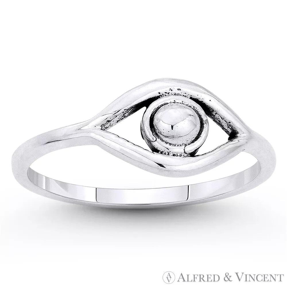 Other Evil Eye Luck Charm Rustic-Style Ring Size ONE SIZE - 1 Preview