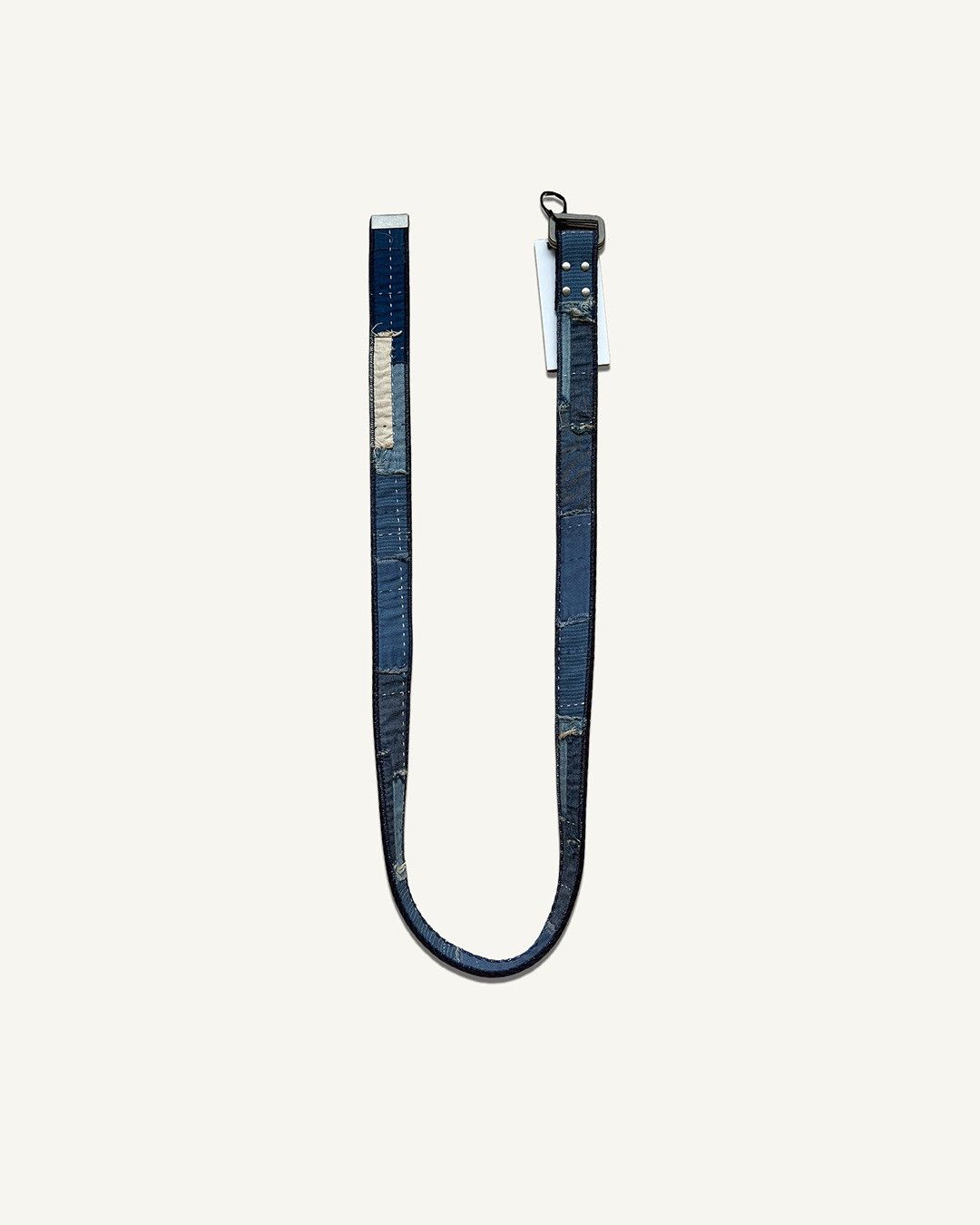 KUON KUON Upcycled Boro Type02 Double Ring Belt, Navy Size ONE SIZE - 1 Thumbnail