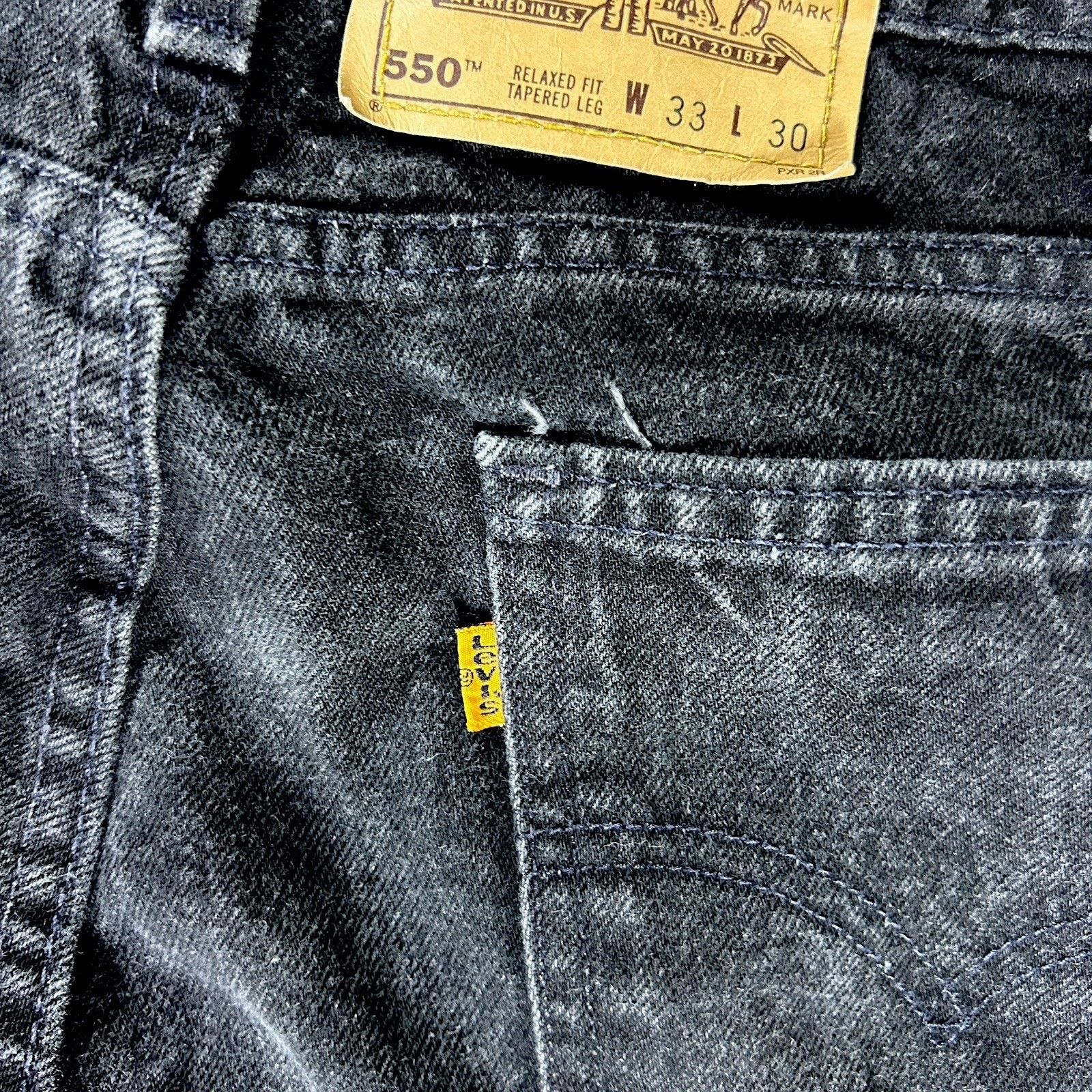 Levi's Levi’s 550 Orange Tab Jeans Vintage 90s, Men's 33x30 USA Size US 33 - 7 Thumbnail