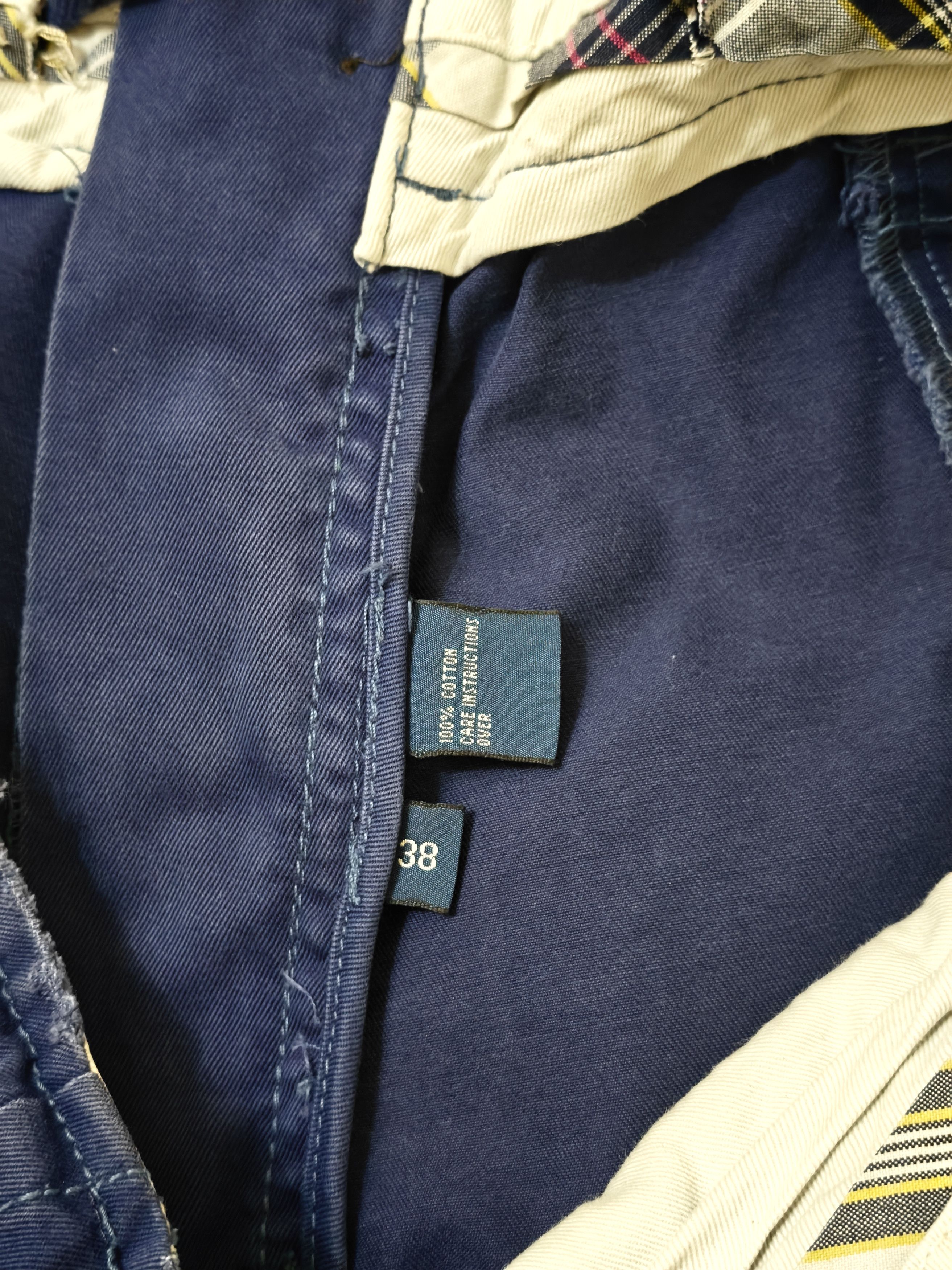 Polo Ralph Lauren Polo Ralph Lauren Navy Chino Distressed Style Short Size US 36 / EU 52 - 12 Thumbnail