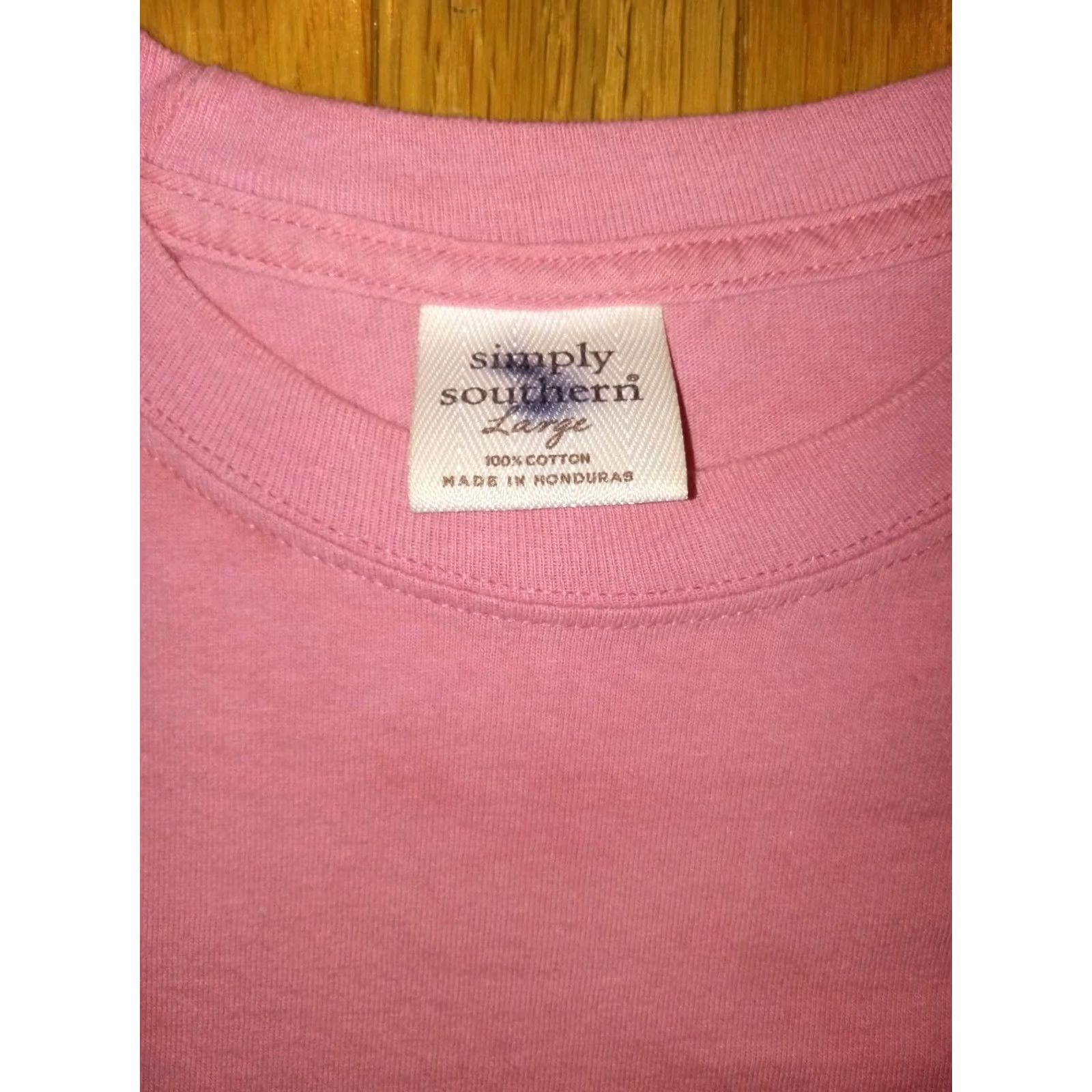 Vintage Simply Southern Raised On Trucks, Country Music, & Jesus Women's Long Sleeve T-Shirt Size L / US 10 / IT 46 - 6 Thumbnail