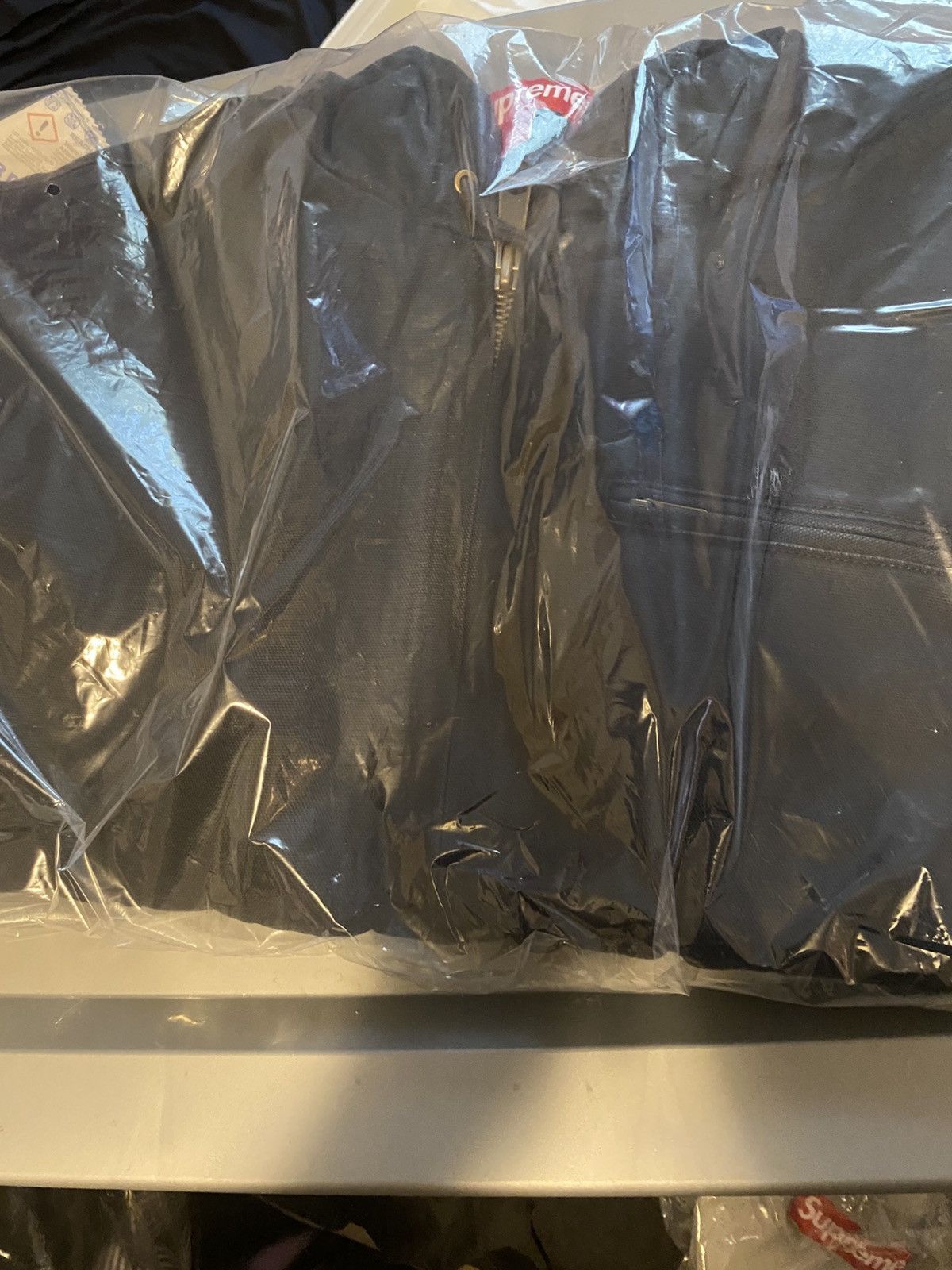 Supreme × Thrasher Supreme Thrasher Hooded Work Jacket Black Large Size US L / EU 52-54 / 3 - 5 Thumbnail